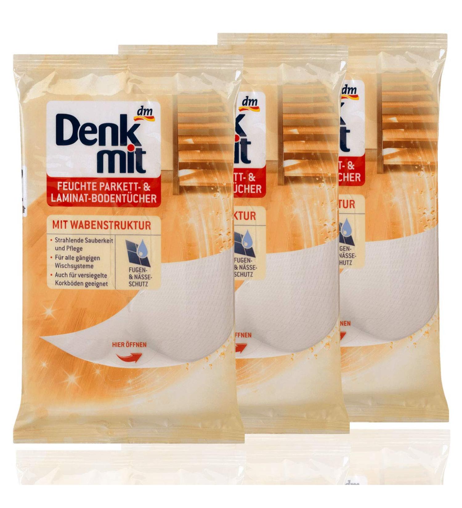 15 Gently Perfumed Wet Wipes for Parquet & Laminate - Set of 3 for Effortless Cleaning | International Shipping - Buy Online on SooperMarket.com