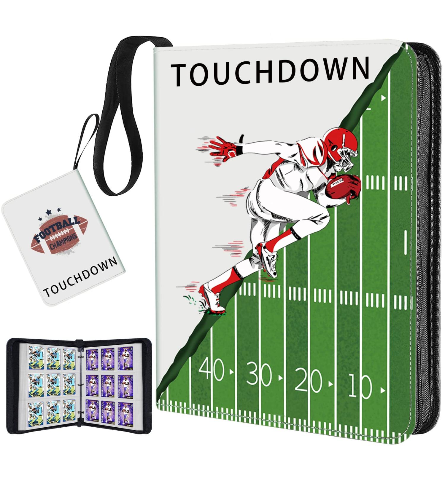 900 Pockets Football Card Binder - Trading Card Holder Album with Sleeves Protectors for Sports Cards - Buy Online on SooperMarket.com