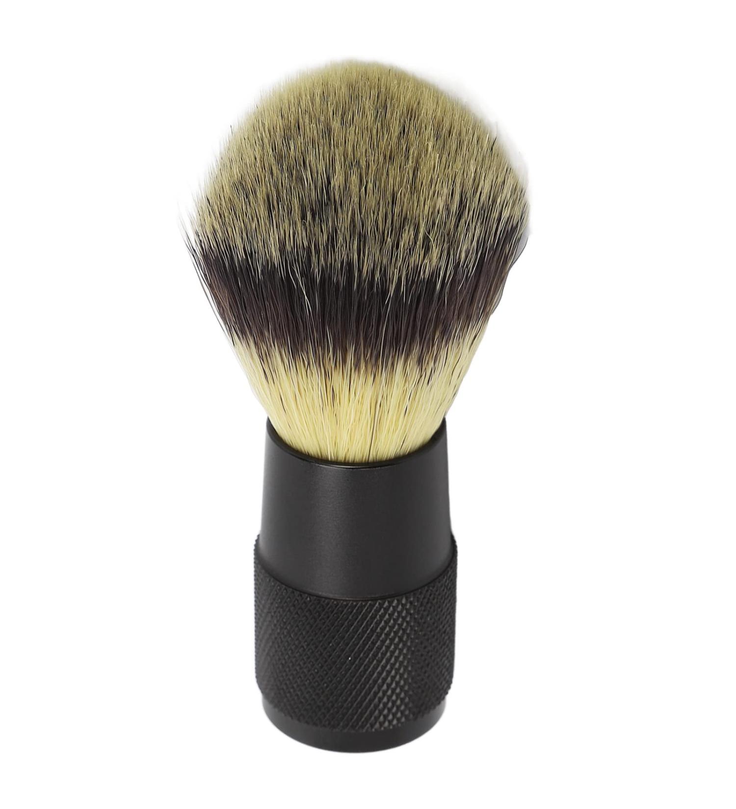 GFRGFH Foaming Beard Brush - Soft Bristles Black Alloy Handle | Best Beard Care for Men - Buy Online on SooperMarket.com