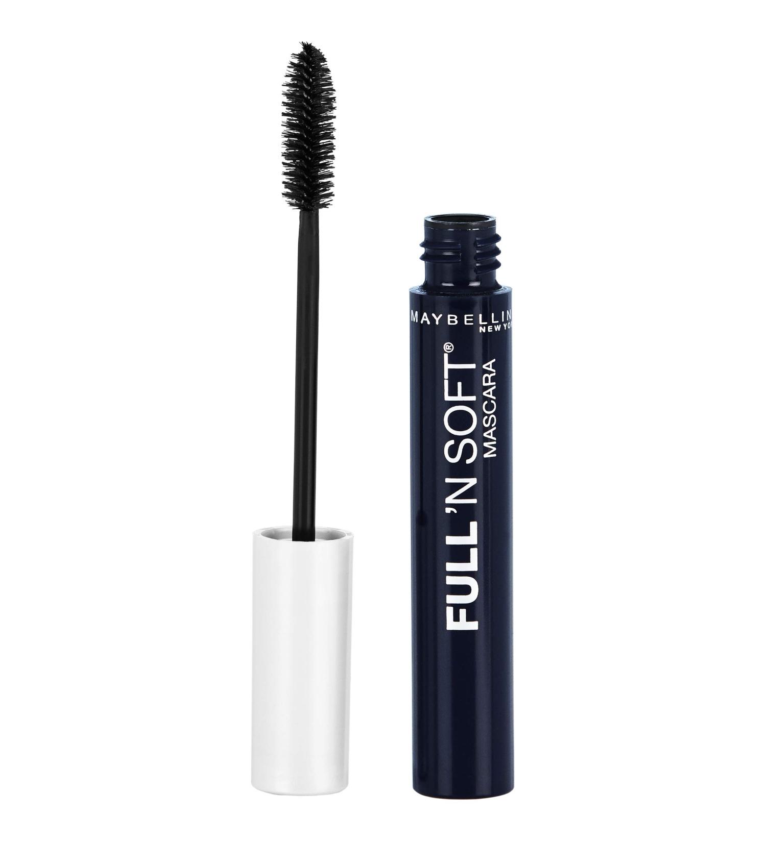 Maybelline Full 'N Soft Washable Mascara Very Black 0.28 fl. oz. (Pack of 3) 0.28 Ounce (Pack of 3)