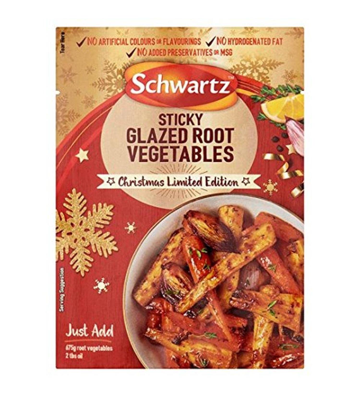 Schwartz Sticky Glazed Root Vegetables Limited Edition Recipe Mix 30g