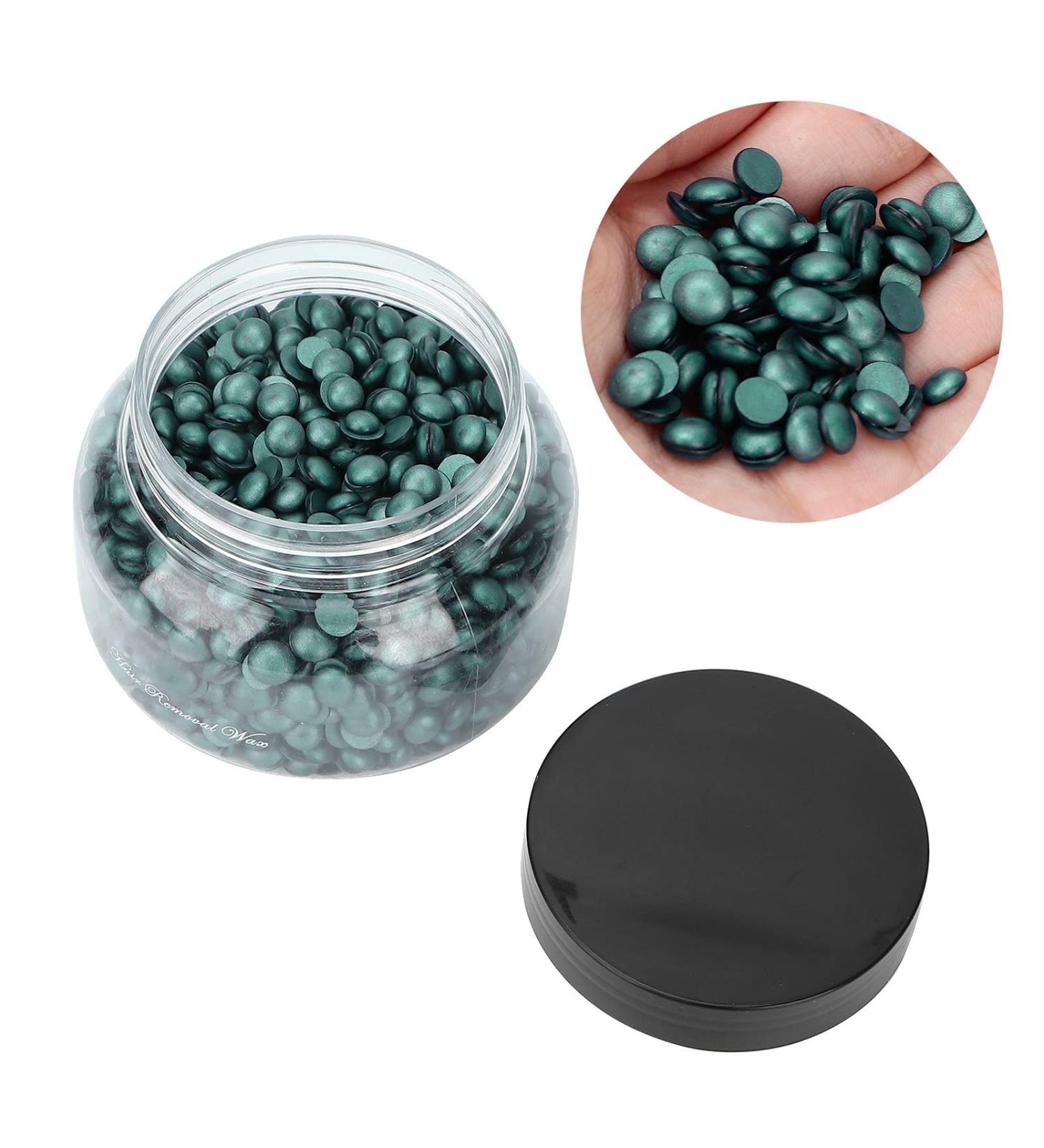 Hard Wax Pearls for Hair Removal - 150g Green Wax for Men & Women | Bulk Brazilian Wax for Armpits Back & Chest - Buy Online on SooperMarket.com