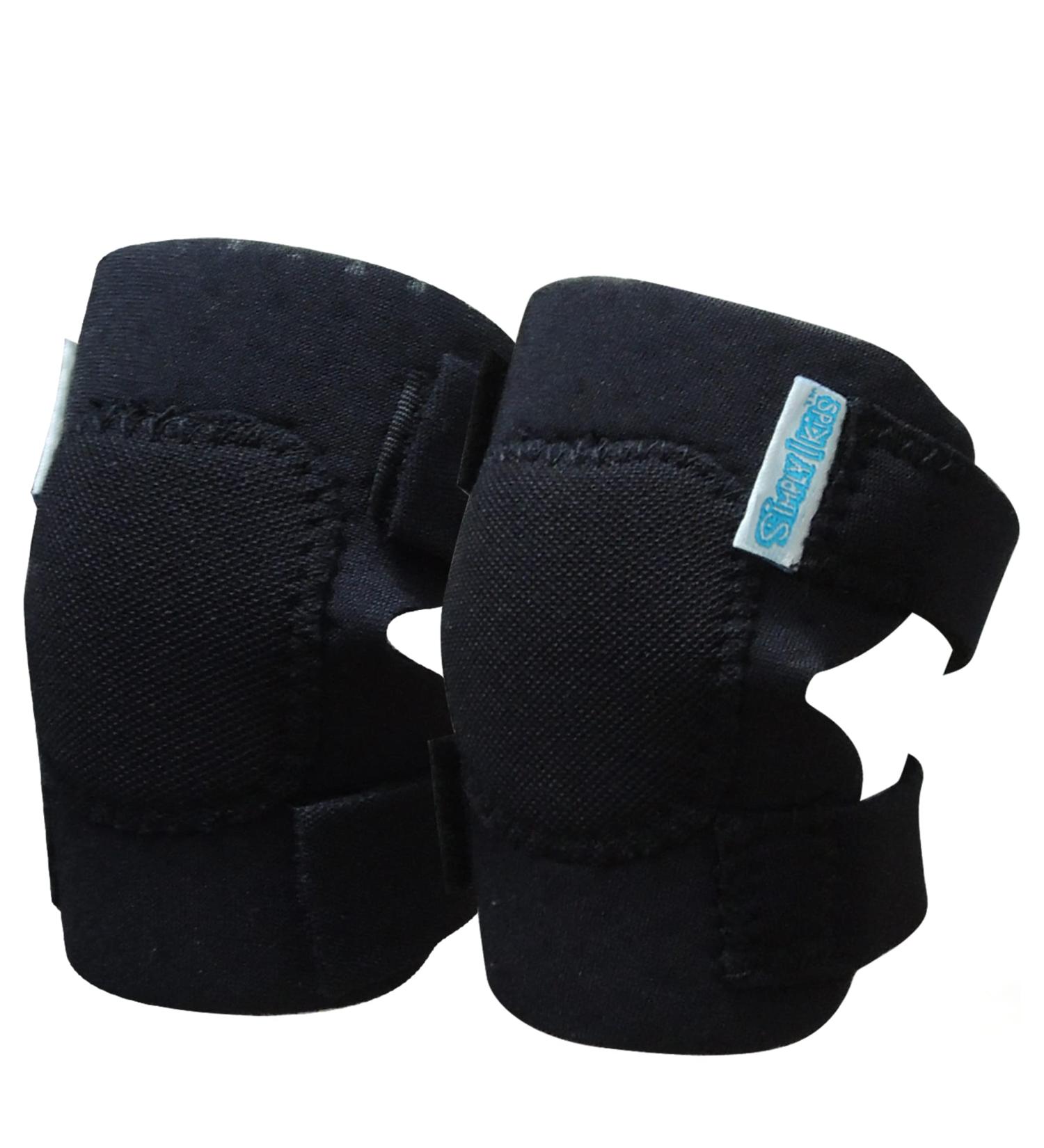 Simply Kids Baby Knee Pads for Crawling - 2 Pairs | Toddler Infant Knee Protectors (Black) - Buy Online on SooperMarket.com