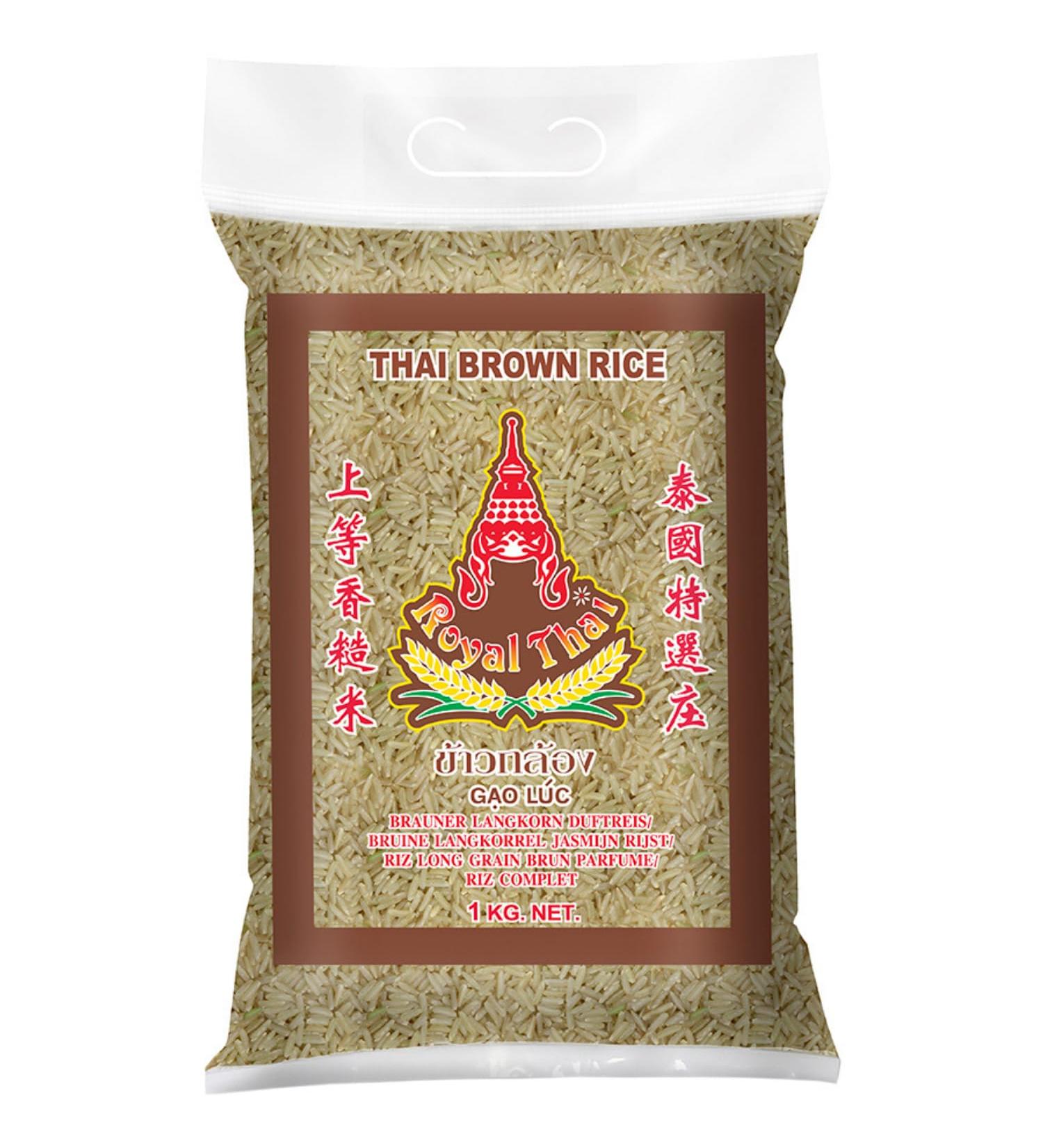 Buy Royal Thai Brown Long Grain Fragrant Rice - 1 KG | Premium Quality International Shipping - Buy Online on SooperMarket.com