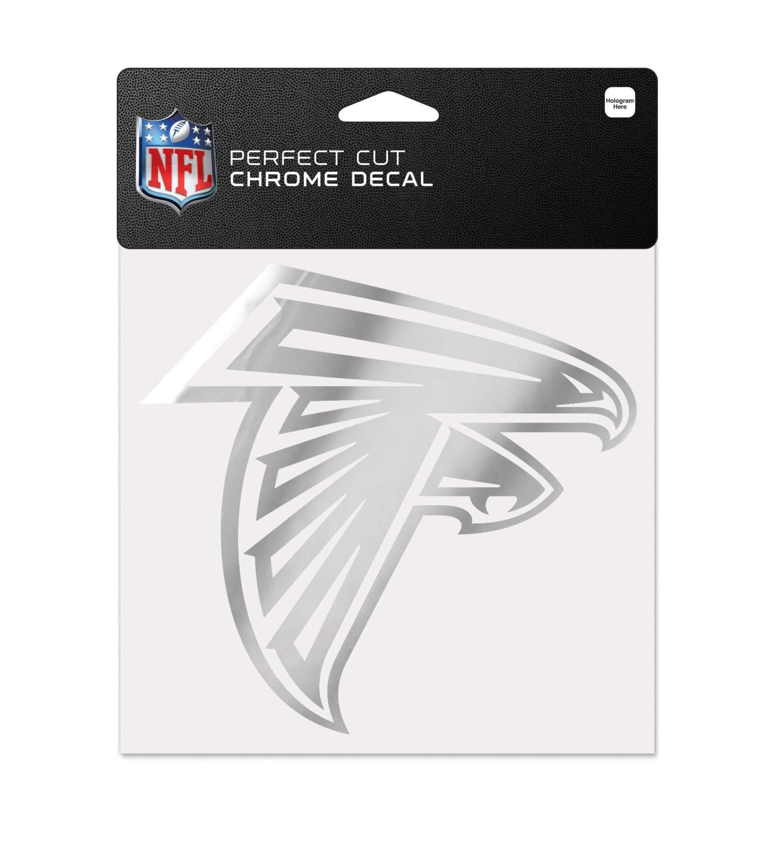 WinCraft NFL Chrome Perfect Cut Decal Atlanta Falcons
