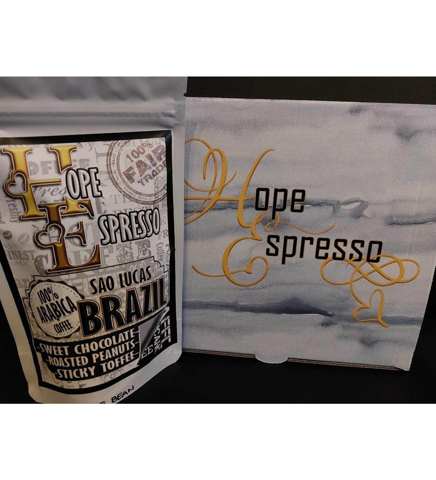 HOPE ESPRESSO BRAZIL SAO LUCAS GROUND COFFEE (100) 100.0 grams - Buy Online on SooperMarket.com