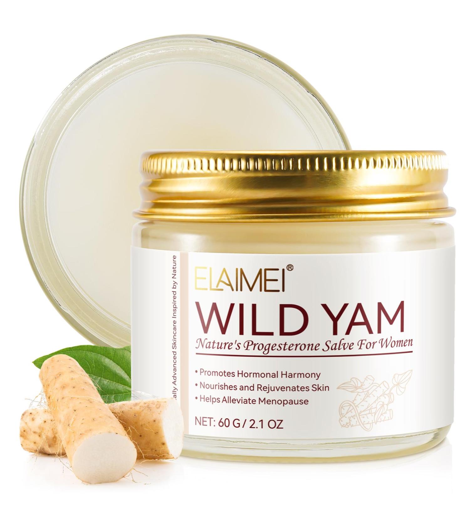 Buy Wild Yam Cream for Women - Natural Hormonal Support & Relief | International Shipping Available - Buy Online on SooperMarket.com