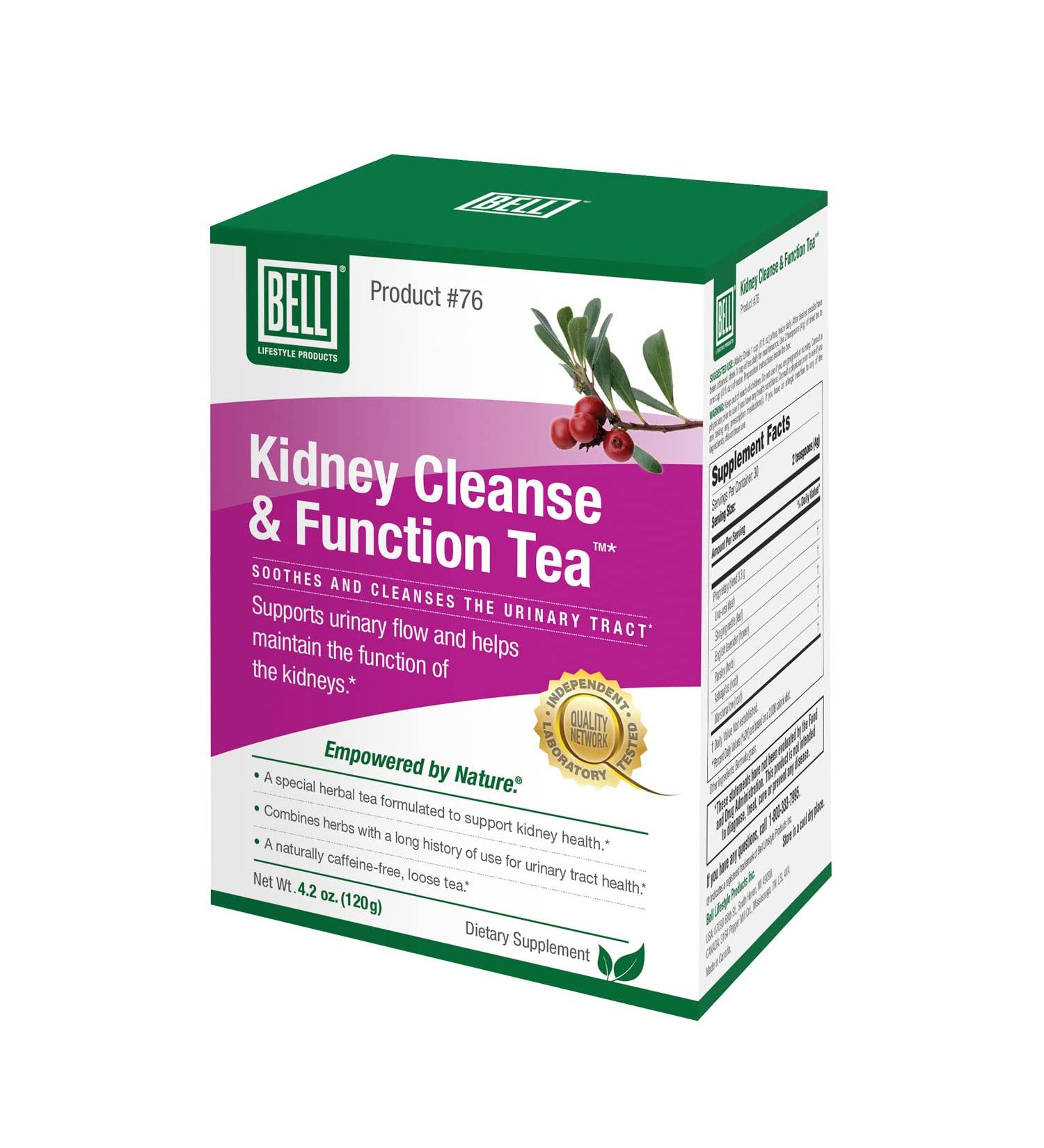 Kidney Cleanse Tea by Bell Lifestyle Products | Herbal Support for Healthy Kidney Function in Men and Women - Buy Online on SooperMarket.com