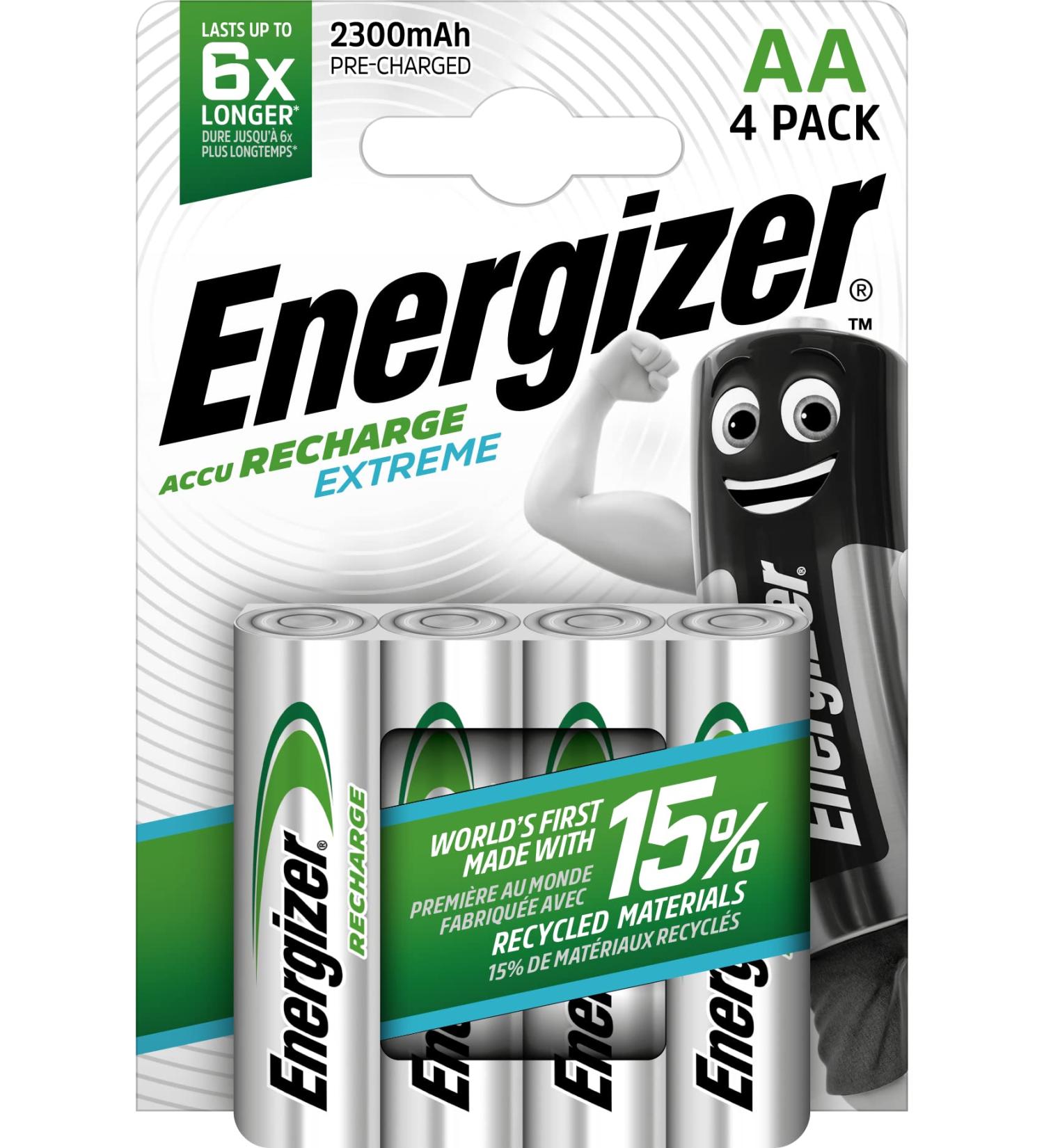 Buy Energizer Extreme AA 2300mAh Batteries (Pack of 4) - Long-lasting High-Performance International Shipping Available - Buy Online on SooperMarket.com