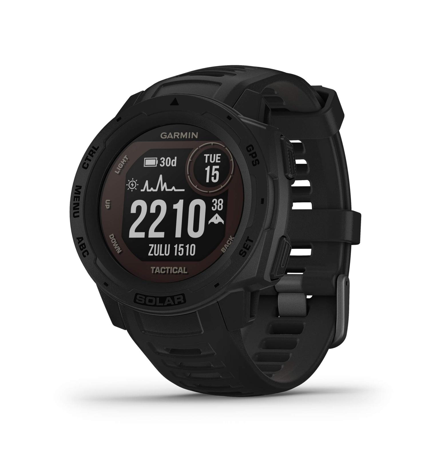 Garmin Instinct Solar Outdoor Smartwatch with Solar Charging - Black - Buy Online on SooperMarket.com