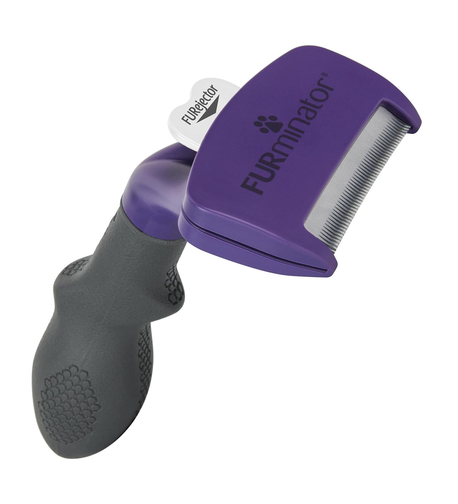 Furminator Deshedding Tool for Medium & Large Short-Haired Cats - Enhanced Cat Brush for Undercoat Removal 2.0 - Buy Online on SooperMarket.com