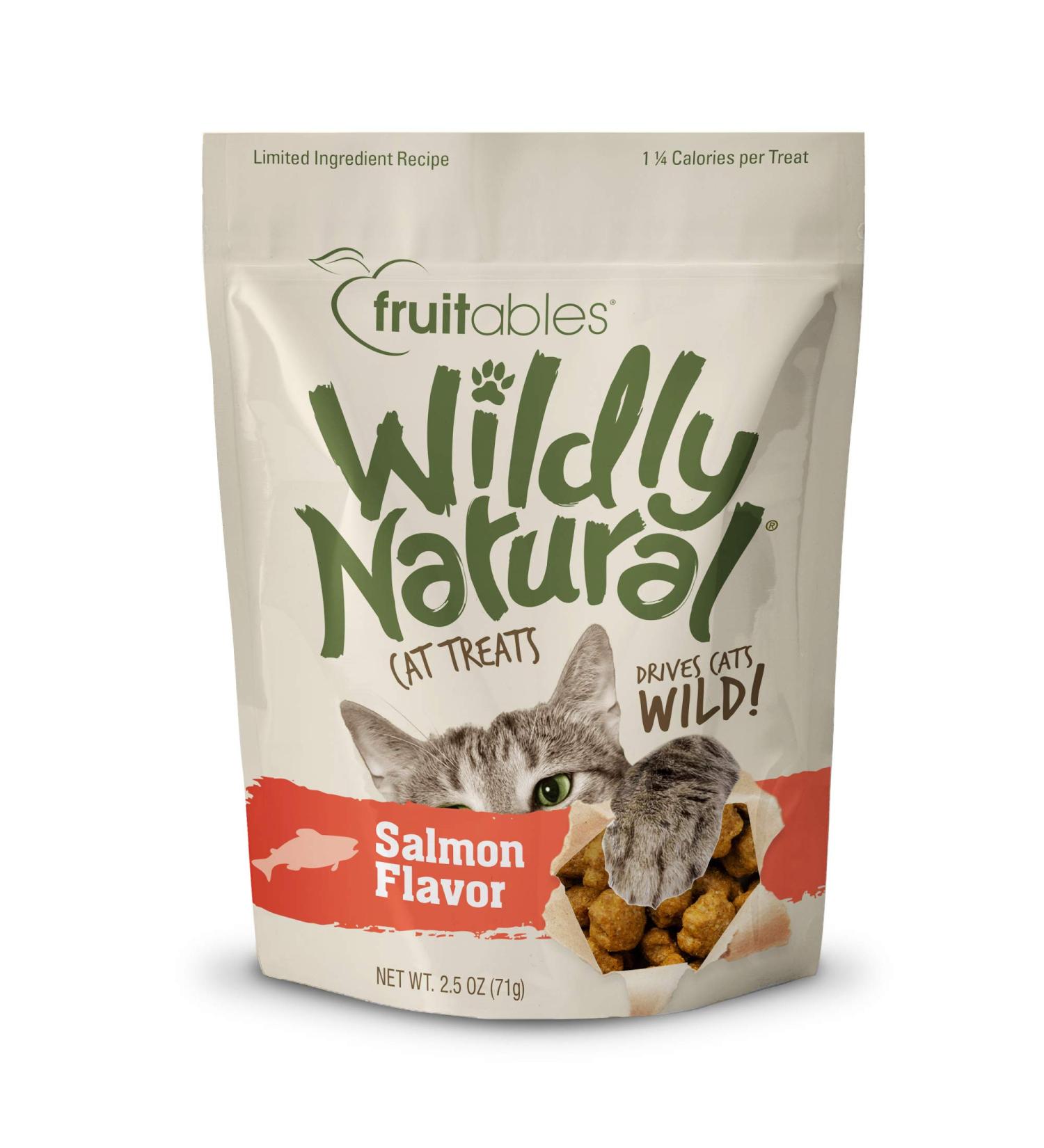 Wildly Natural Salmon Cat Treats - Healthy & Delicious Snacks for Your Feline - Buy Online on SooperMarket.com