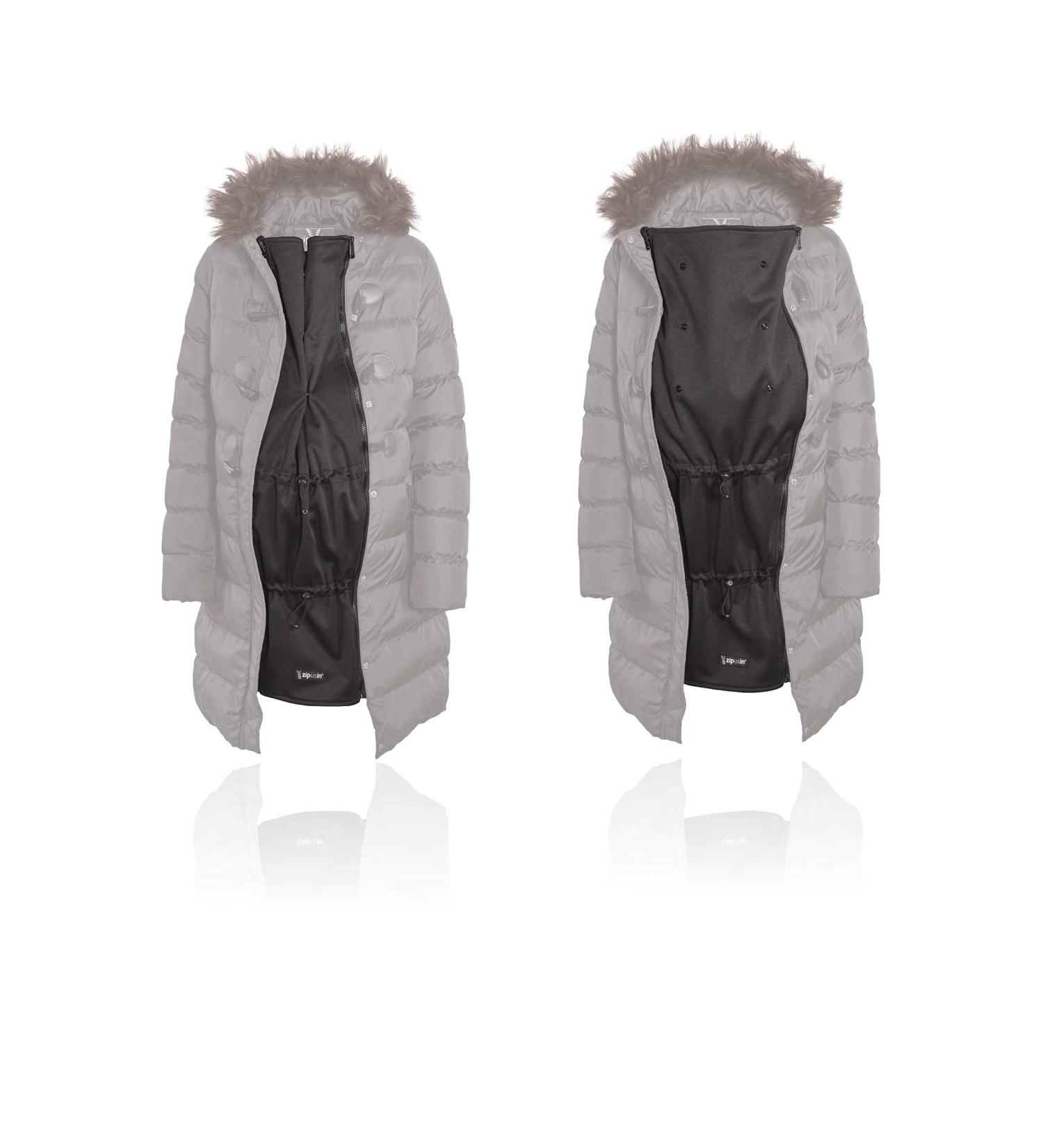 Zip Us In Maternity Jacket Expander Panel - Universal Coat Extender for Pregnancy & Babywearing - 80cm Zip Length - Buy Online on SooperMarket.com