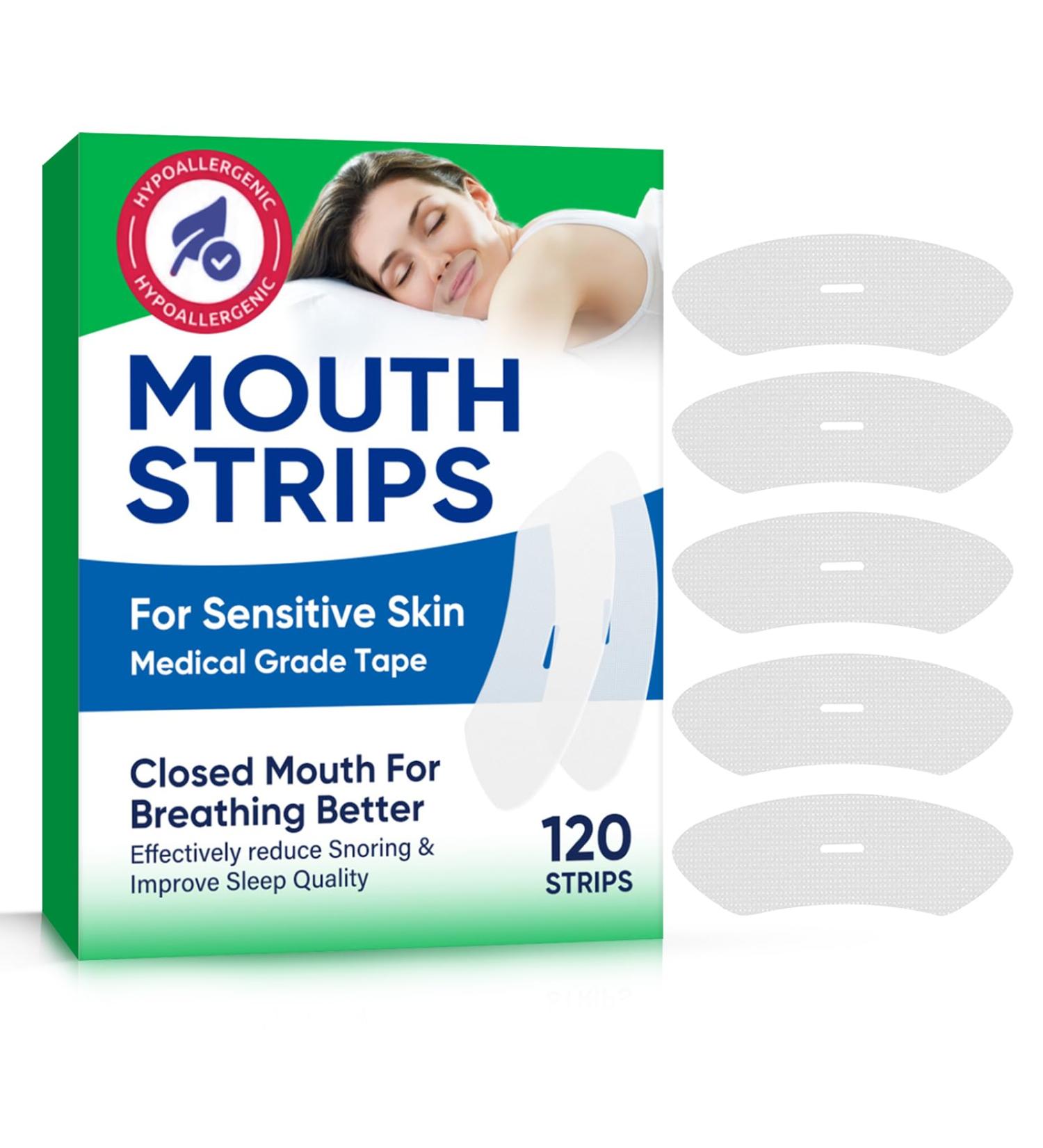 120pcs Mouth Tape for Sleep - Reduce Snoring & Improve Nose Breathing - Buy Online on SooperMarket.com