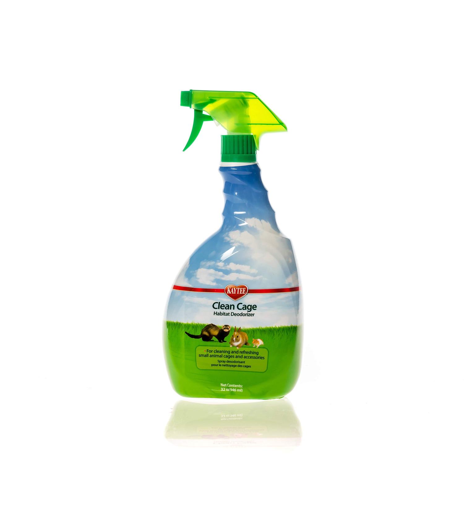 Kaytee Clean Cage Habitat Deodorizer Spray 32oz - Eliminate Odors and Freshen up Your Pet's Home - Buy Online on SooperMarket.com