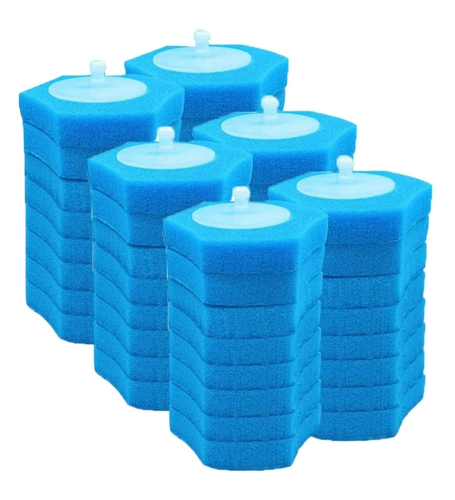 Toilet Brush Disposable Toilet Cleaning System Disposable Toilet Flushable Refill Fresh Brush Flushable Refills - 48 Refills Silicone Toilet Brush Blue - Buy Online on SooperMarket.com