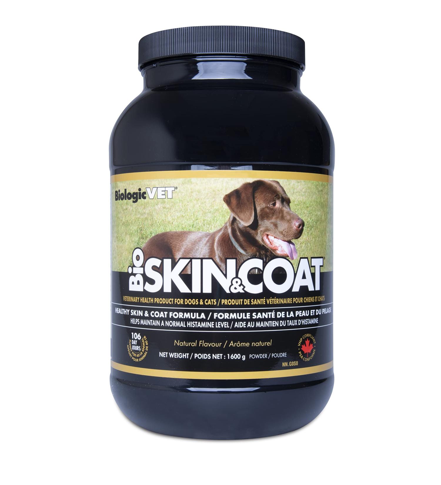 Flora Health BiologicVET BioSKIN&Coat Natural Antihistamine Quercetin Bromelain Lignans Prebiotics for Dogs and Cats 1600 g Powder Greenish 1.6 kg (Pack of 1) - Buy Online on SooperMarket.com