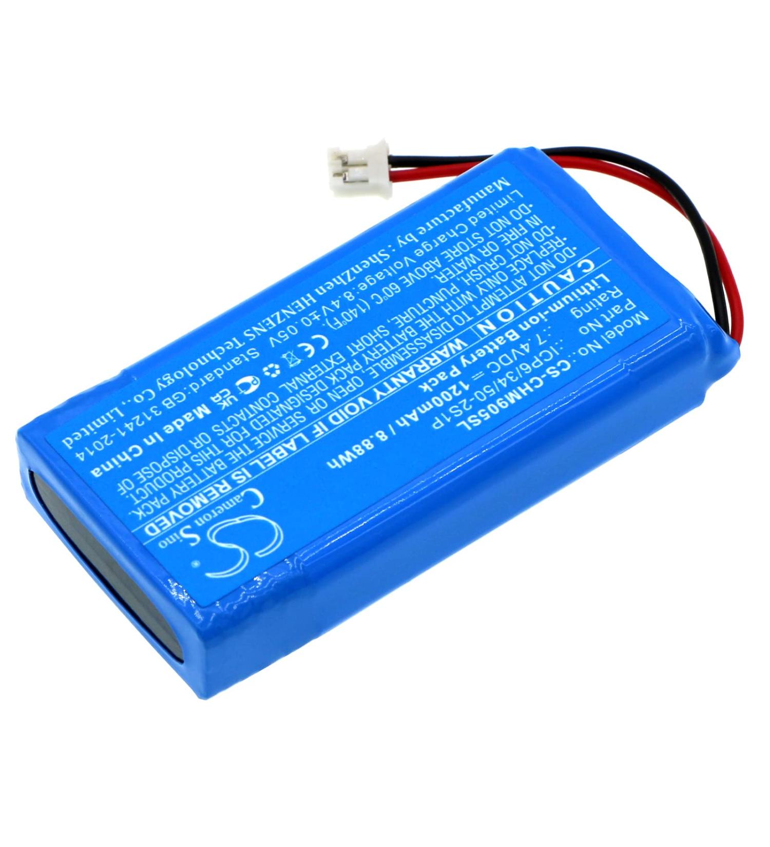 PRUVA Battery for Chord MOJO Headphone Amplifier - 1200mAh Compatible Replacement (P/N: ICP6/34/50-2S1P) | International Shipping Available - Buy Online on SooperMarket.com