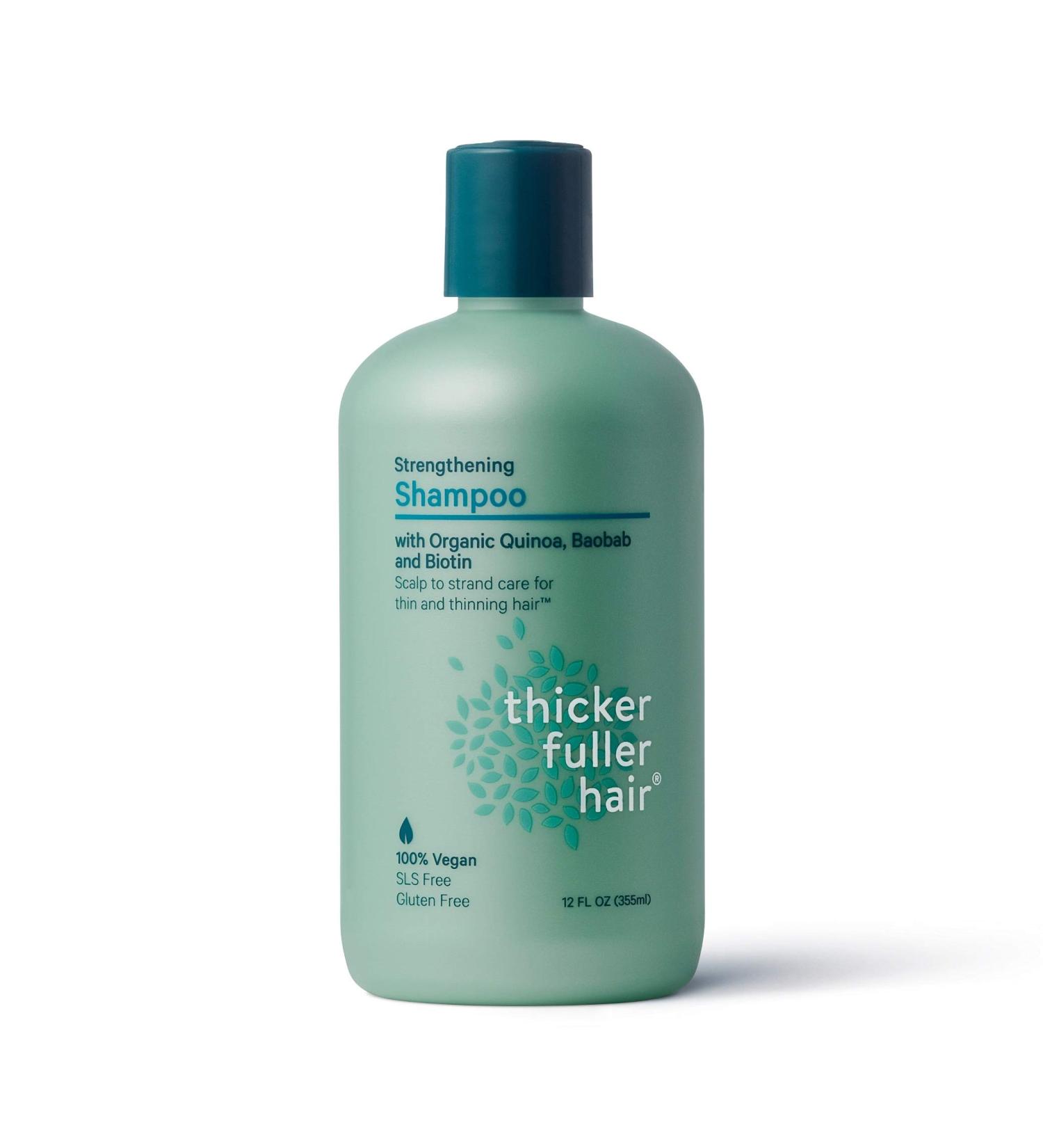 Thicker Fuller Hair Strengthening Shampoo - Green 12 Fl Oz - Buy Online on SooperMarket.com