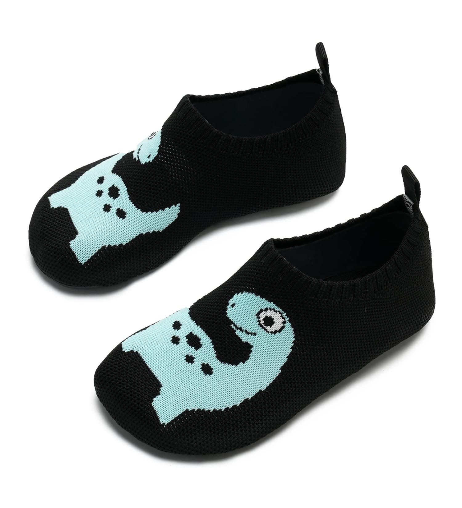 Kids Beach Swim Shoes - Non-Slip Quick Dry Aqua Socks for Boys & Girls | UK Size 10.5/11 Blue - Buy Online on SooperMarket.com