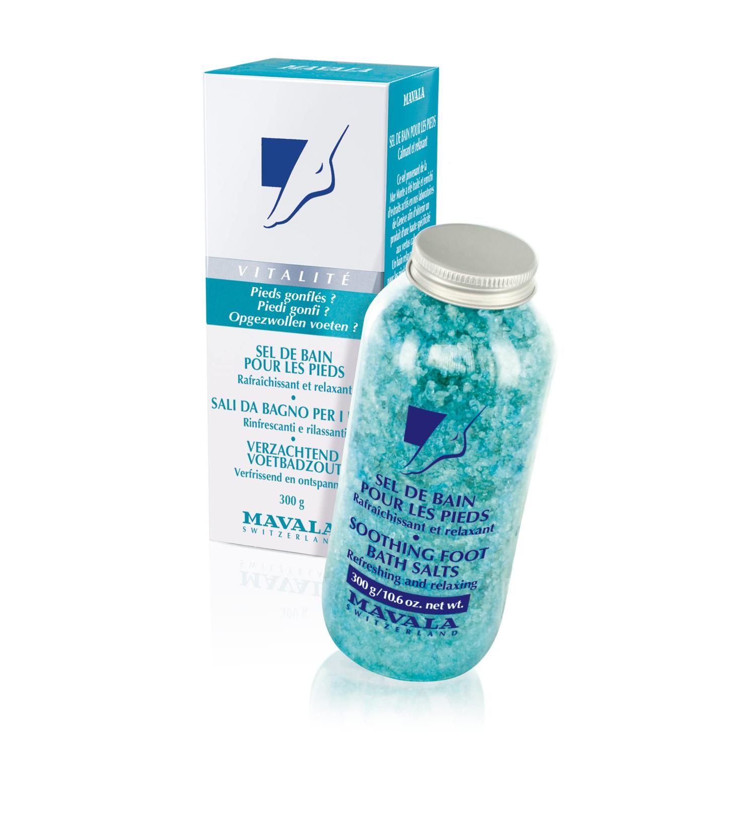 Mavala Foot Swimming Salt - Refreshing Dead Sea Salt for Soothing Pedicure Experience - Invigorating Fragrance - Buy Online on SooperMarket.com