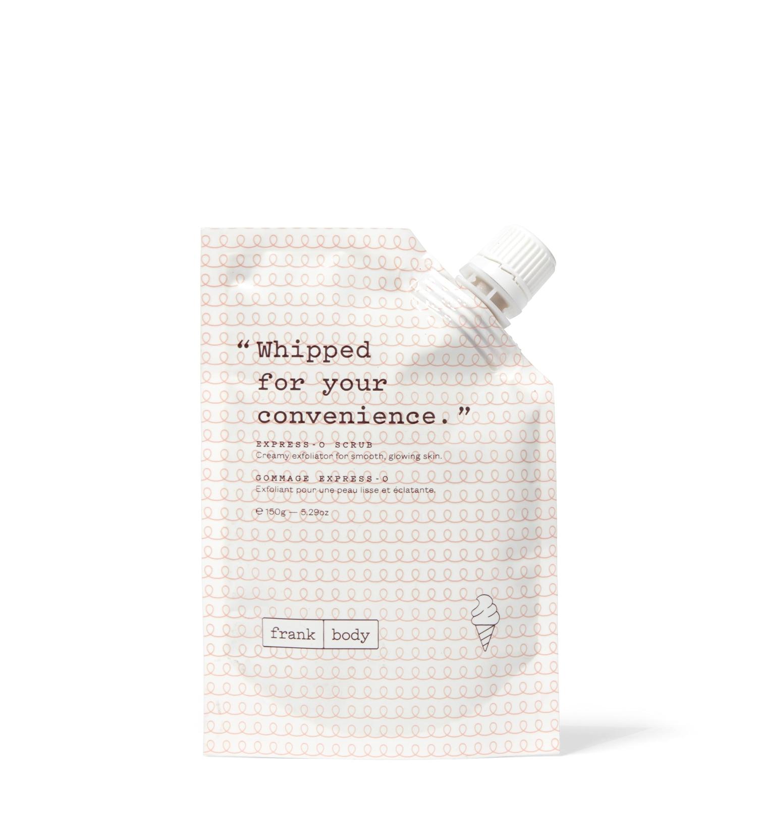 Frank Body Express-O Coffee Scrub 5.07oz - Natural Cruelty-Free Exfoliating Vegan Skin Care | Nourishing & Mess-Free Moisturizing Body Scrub - Buy Online on SooperMarket.com