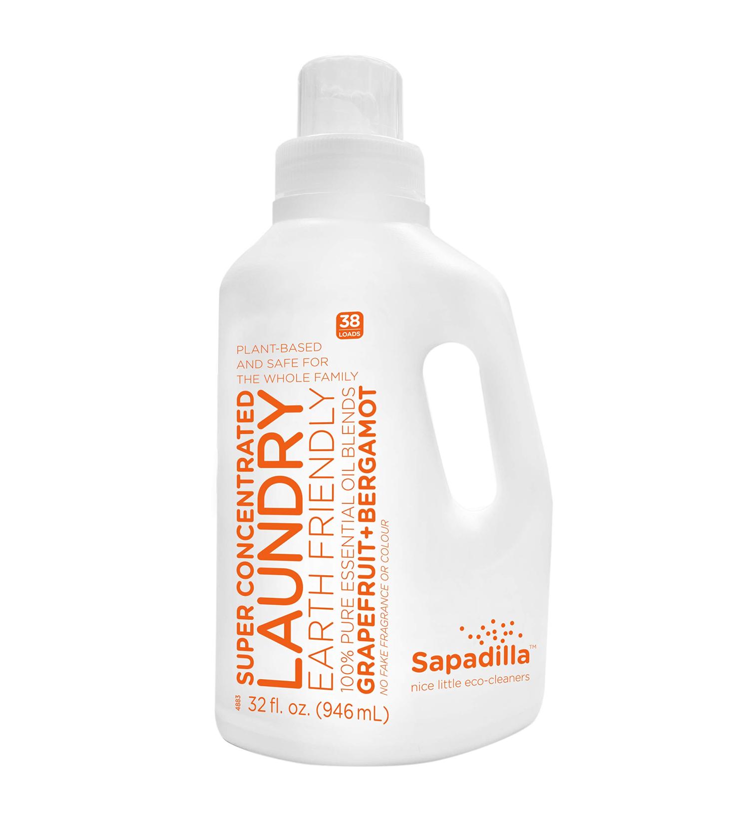 Sapadilla Grapefruit + Bergamot Biodegradable Laundry Detergent - 32 oz HE - Buy Online on SooperMarket.com