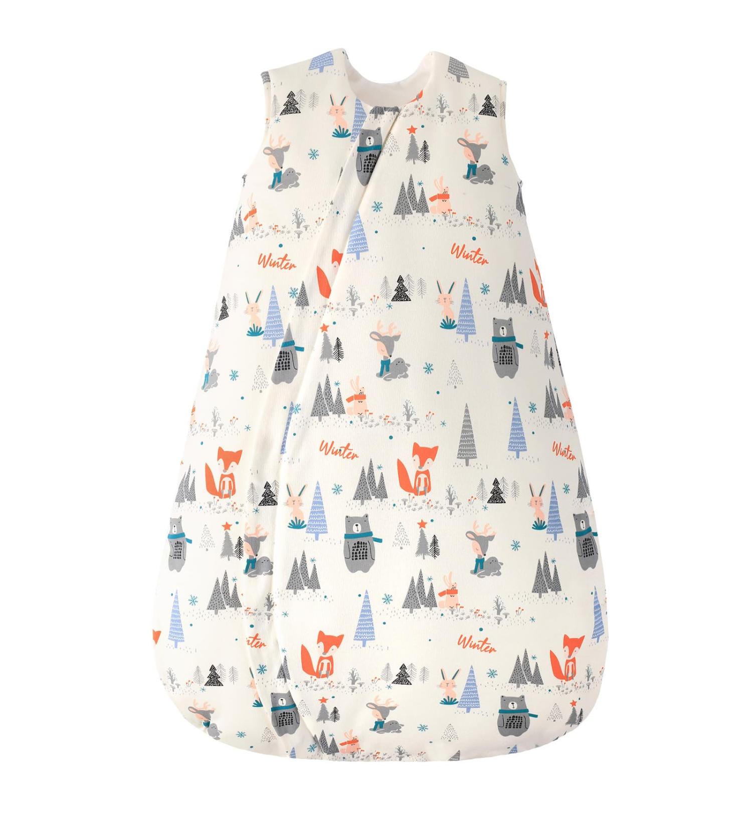 Looxii 3.5 TOG Baby Sleeping Bag in Beige | 100% Cotton Newborn Sleepsack for Boys and Girls 18-24 Months - Buy Online on SooperMarket.com
