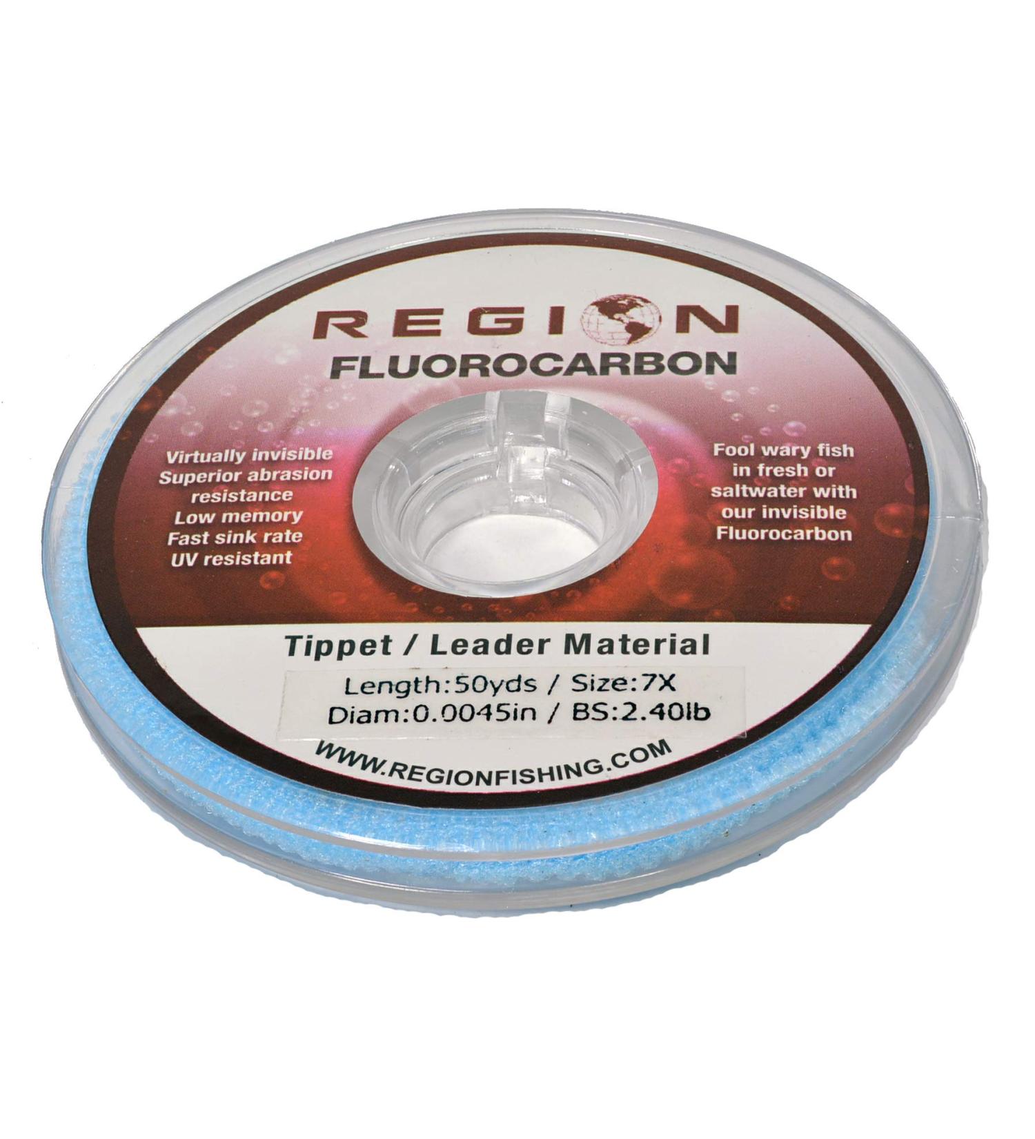 50YD Fluorocarbon Fly Fishing Tippet | Ultra Clear & Abrasion Resistant | 7X - 0X Sizes Available - Buy Online on SooperMarket.com