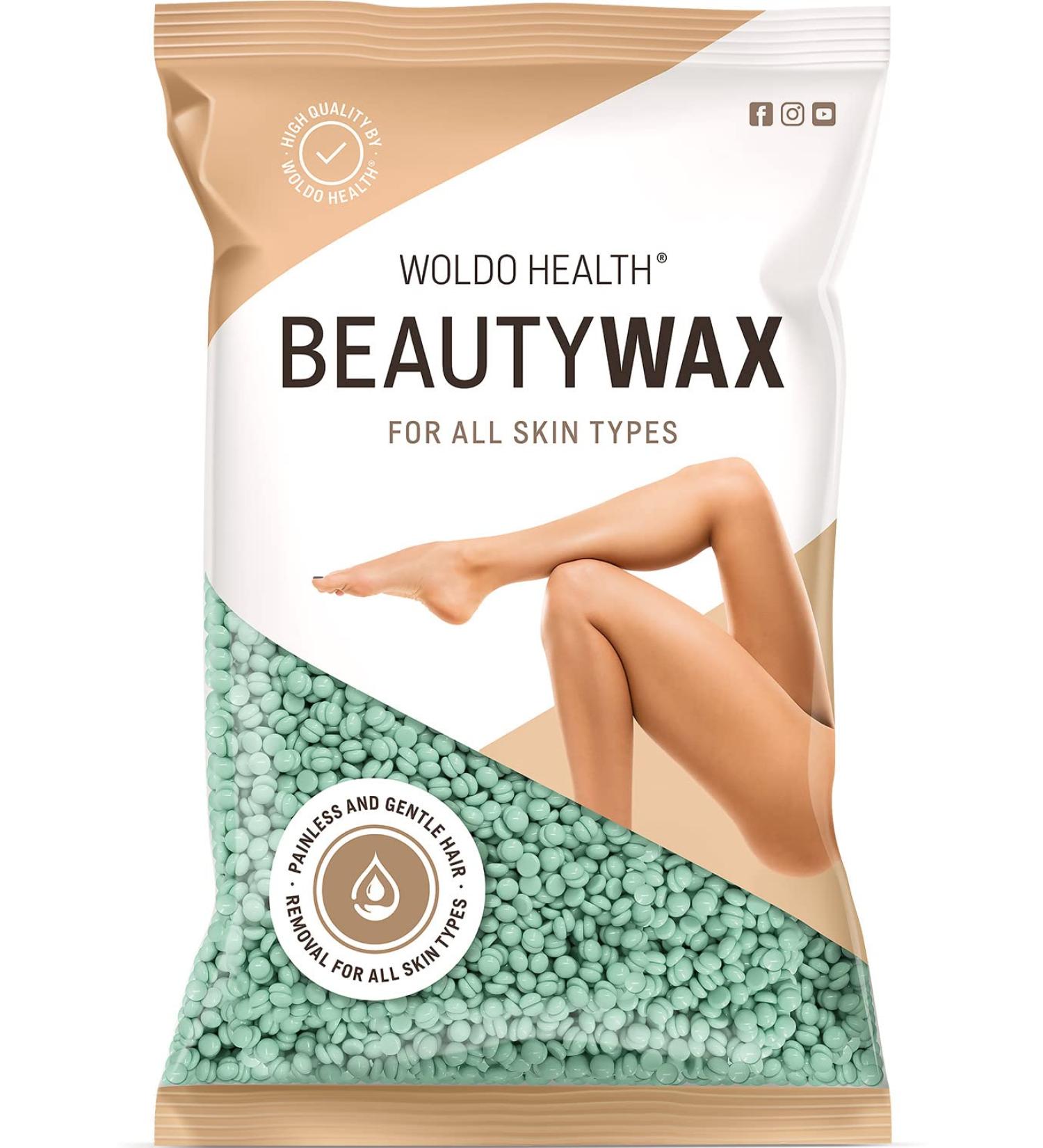Wax Beads for Hair Removal with Aloe Vera - 800g | Stripless Waxing Solution for Smooth Skin - Buy Online on SooperMarket.com