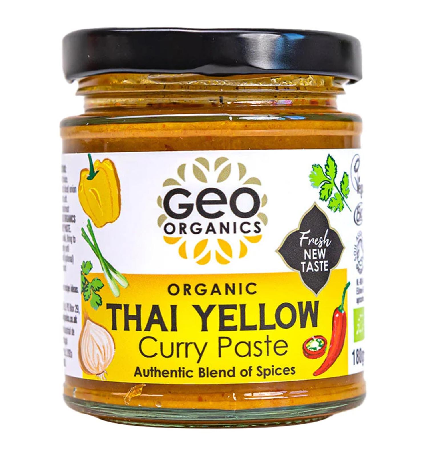 Geo Organics Thai Yellow Curry Paste 180g