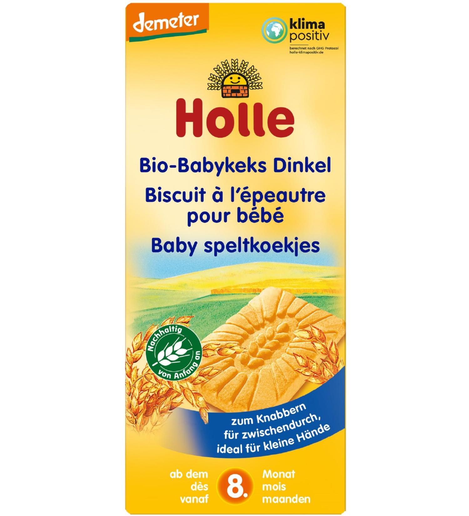 Holle Bio-Babykeks Dinkel (6 x 150 gr)