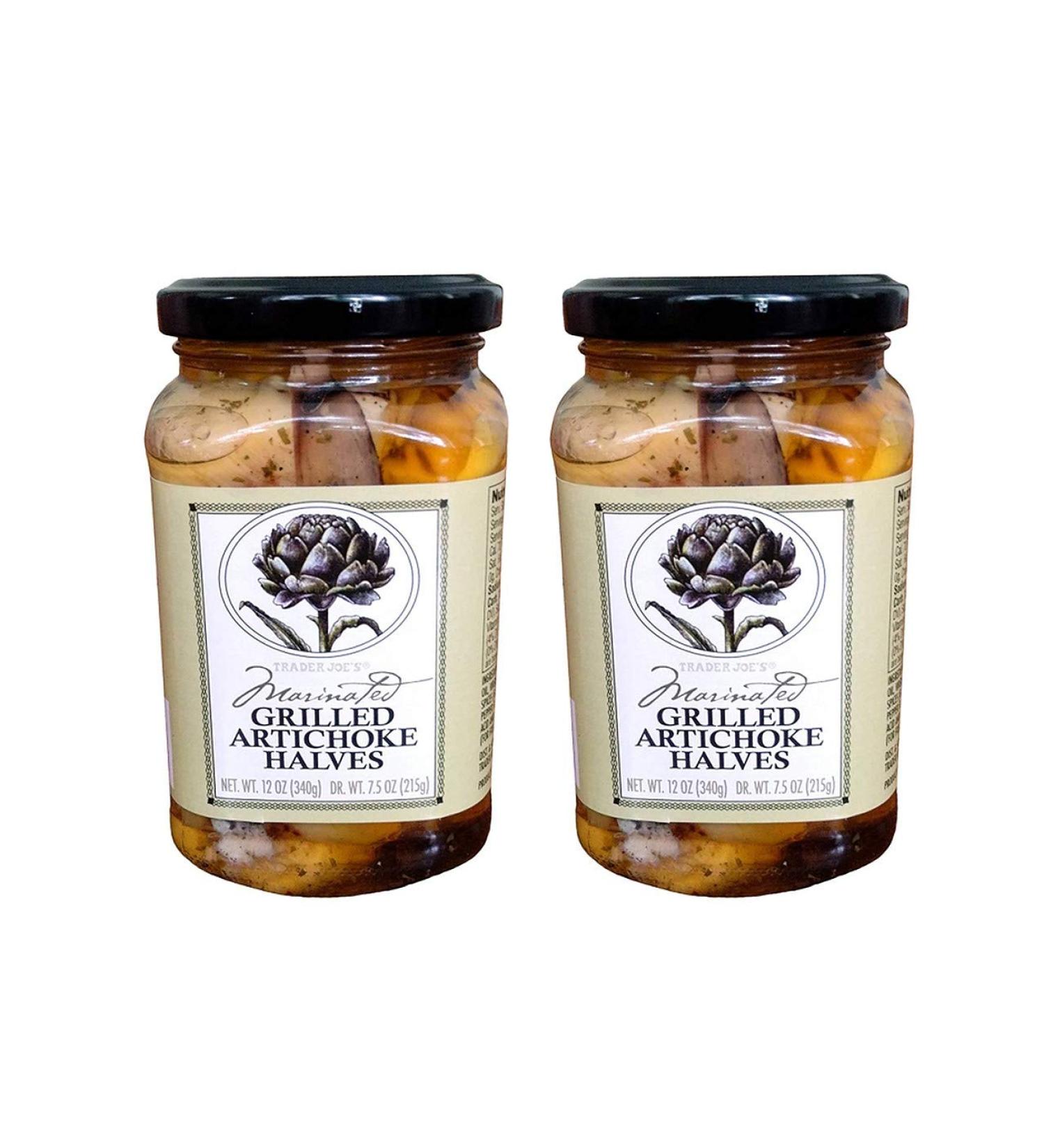 Trader Joe's Grilled Artichokes Halves - 2 Pack (24oz total) - Buy Online on SooperMarket.com