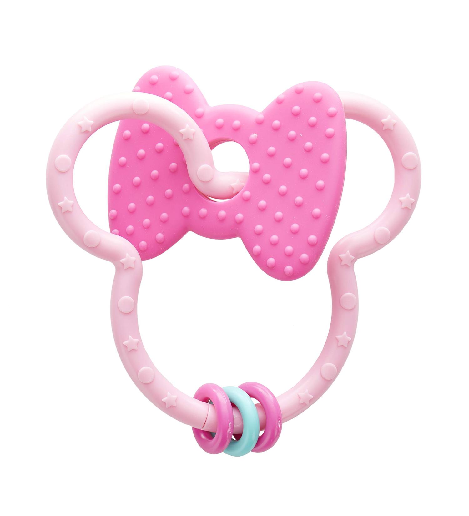 Disney Baby Minnie Mouse Teething Ring Toy - Soothing and Fun Teether for Babies - Buy Online on SooperMarket.com