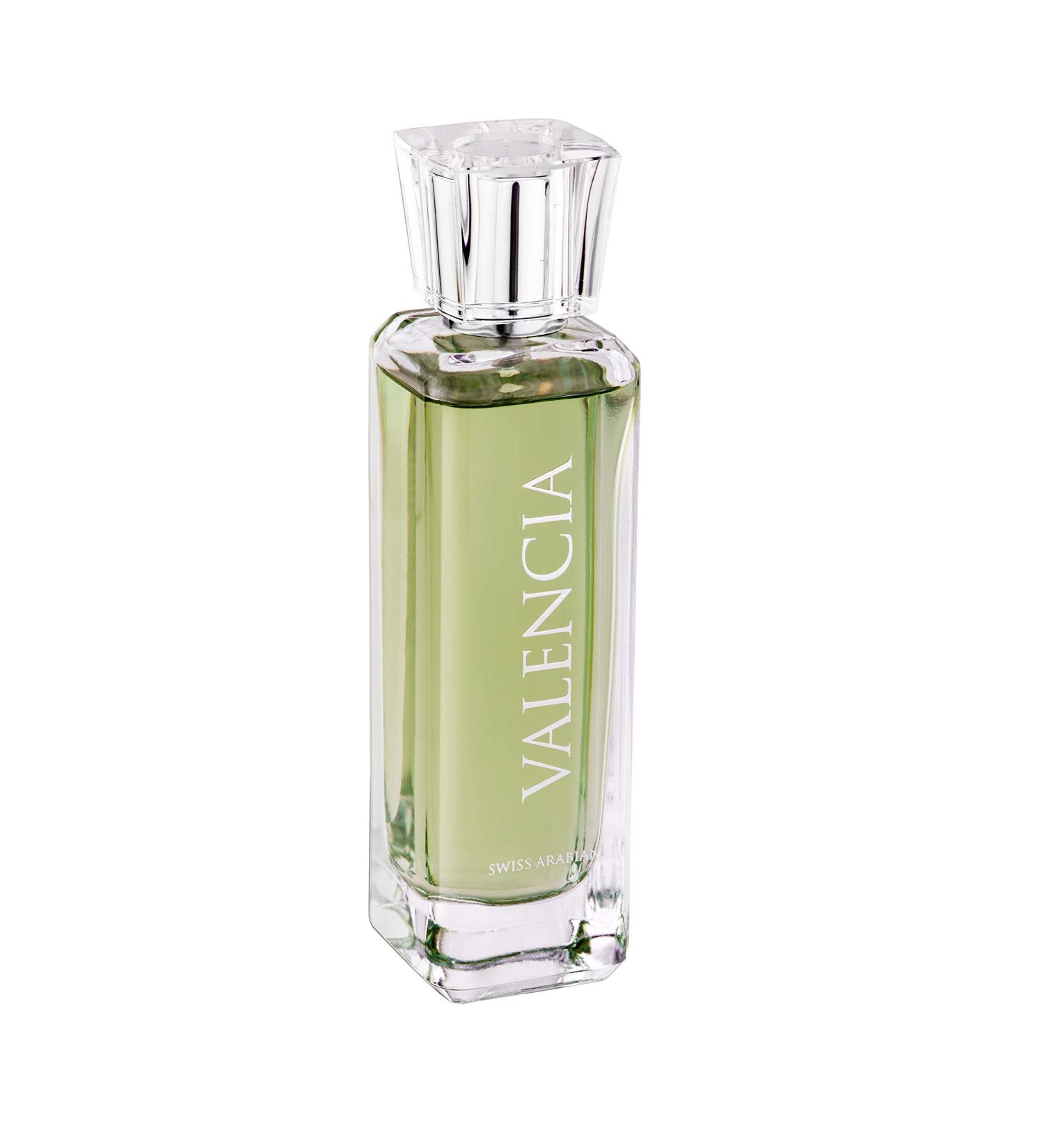 Swiss Arabian Valencia - Luxury Products From Dubai - Long Lasting Addictive Personal EDP Spray Fragrance - Seductive Signature Aroma - 3.4 Oz Modern - Buy Online on SooperMarket.com