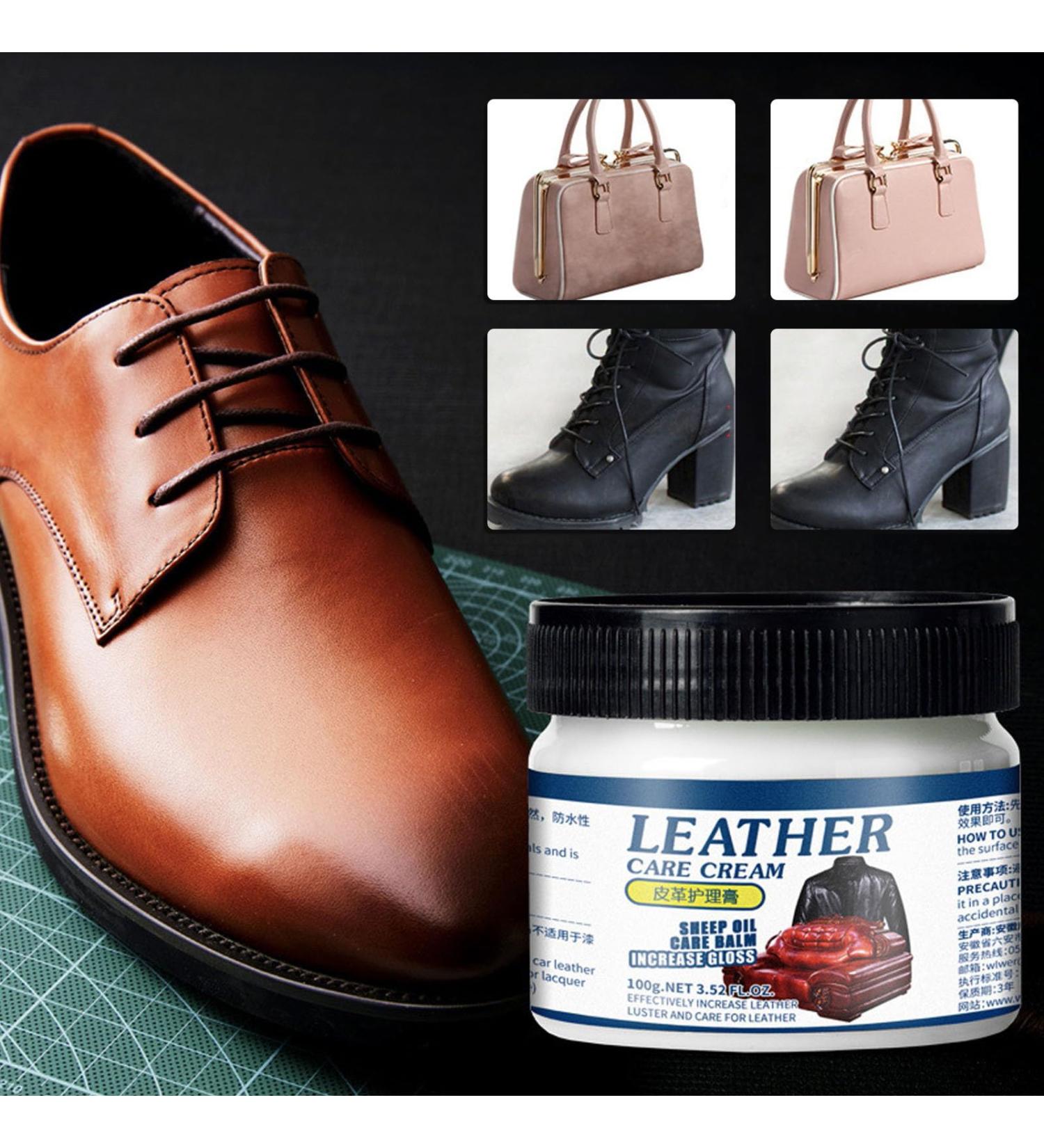 Leather Cream Shoe Polish Shoe Care Leather Repair Gel Black Care Cream Bright Moisturizing Maintenance Leather Sofa Leather Shoe Polish (1PC) - Buy Online on SooperMarket.com