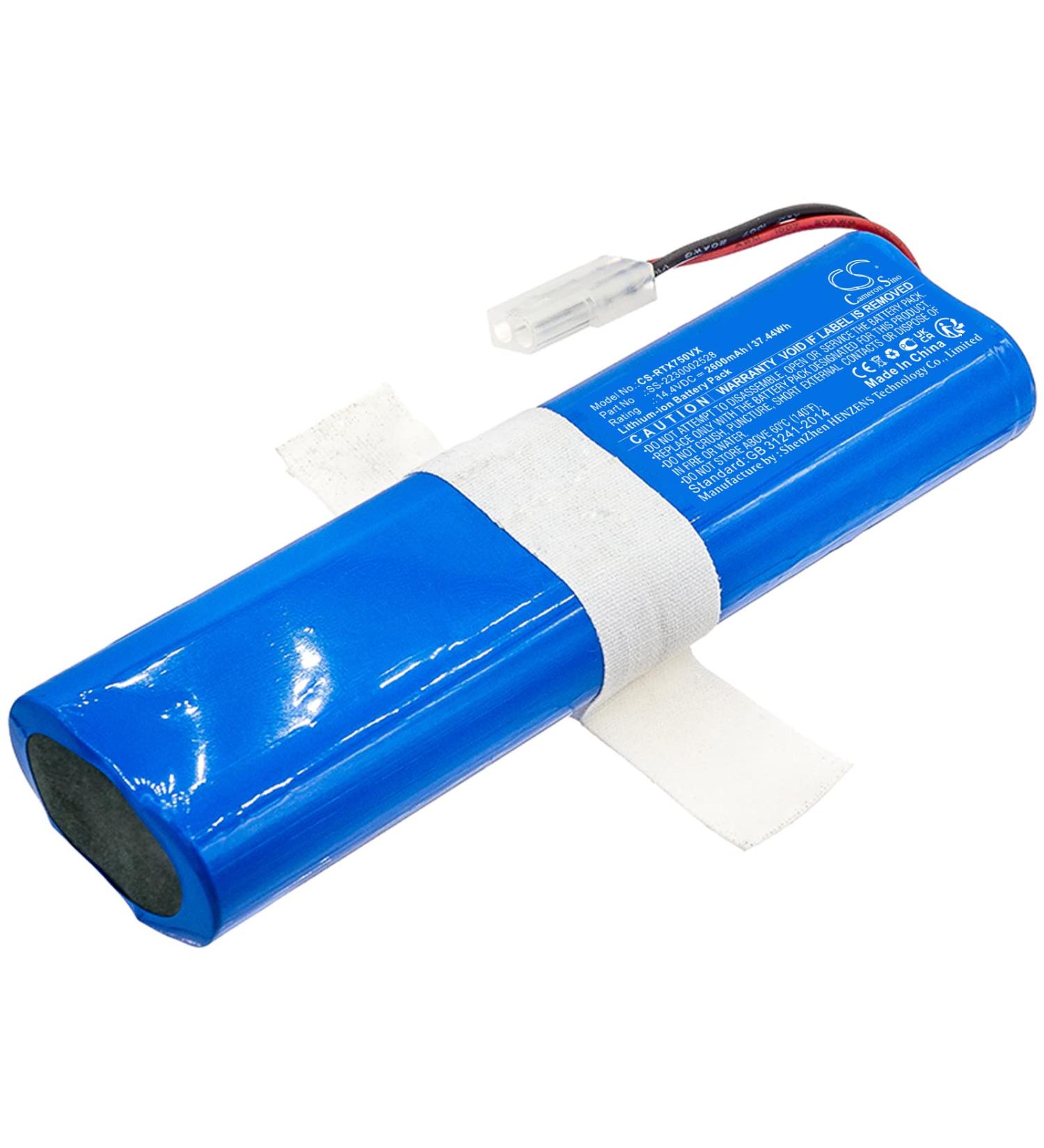 2600mAh Replacement Battery for RR8597WH/NS0 RR8585WH/NS0 RR7635WH/NS0 RR8595 RR8575 RR7675WH RR8567 RR8577WH/NS0 SS-2230002528 (14.4V)