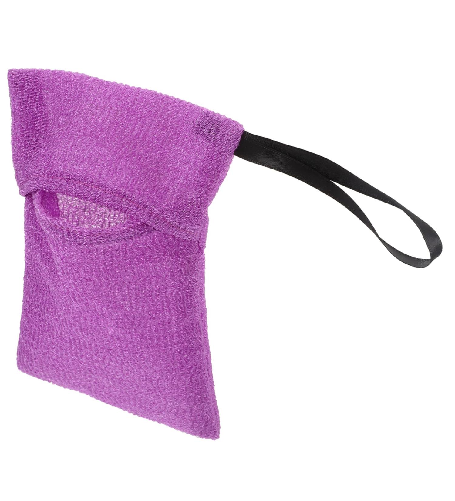 Buy Purple Nylon Bubble Net Bath Bag for Shampoo Bars Eco-Friendly Durable & Ideal for Travel - Buy Online on SooperMarket.com