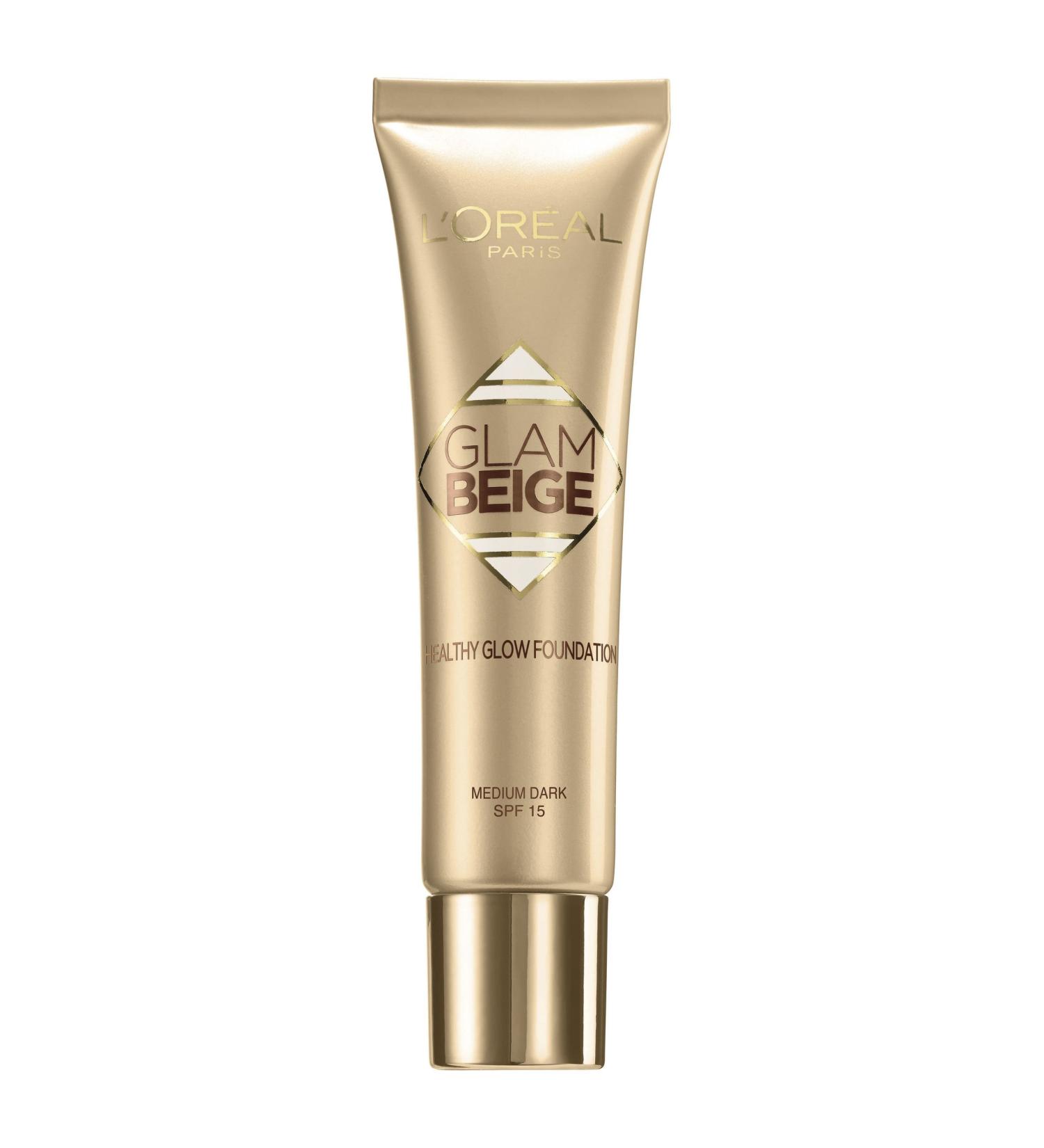 L'Or al Paris Glam Beige Healthy Glow Foundation 40 Medium Dark - 30ml Pack | International Shipping Available - Buy Online on SooperMarket.com