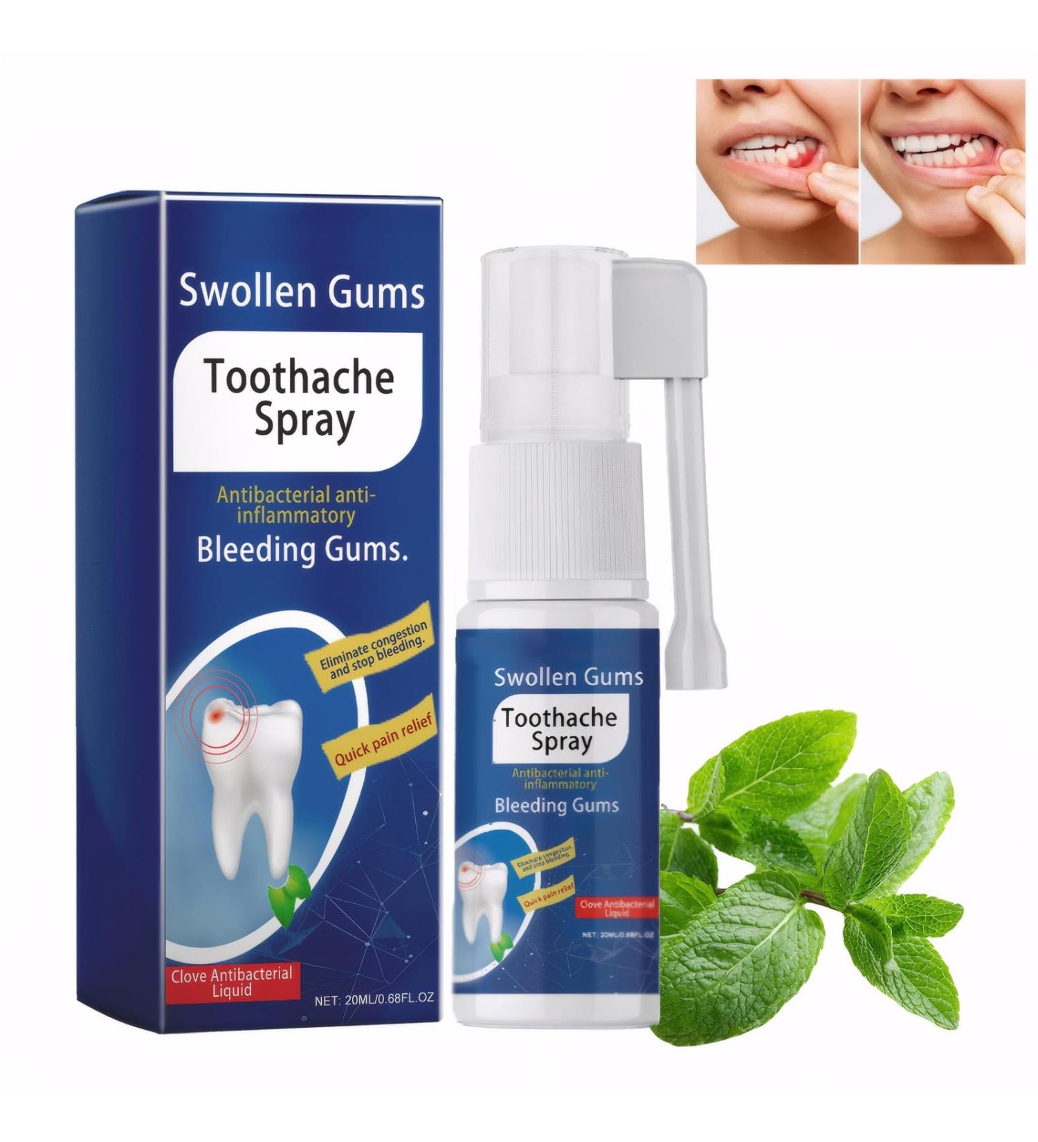 VEROA Tooth Gum Pain Relief Spray - Real Time Toothache Gum Pain Relief for Adult Relieve Gum Swelling Natural Toothache Relief Strong Mouth Spray - for Gum Disease Treatment for Adults - 20ML - Buy Online on SooperMarket.com