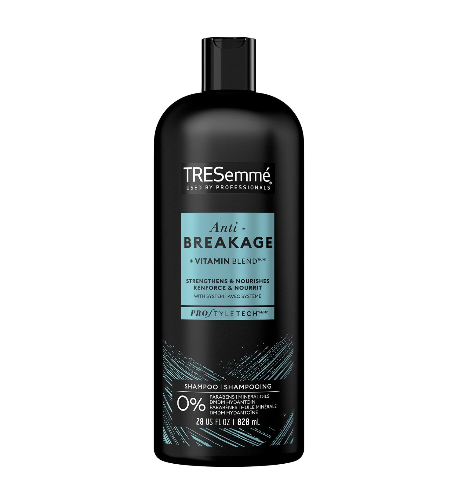 TRESemm Anti-Breakage Shampoo 28 oz | Strengthening & Nourishing for Damaged Hair | Pro Style Technology | International Shipping - Buy Online on SooperMarket.com