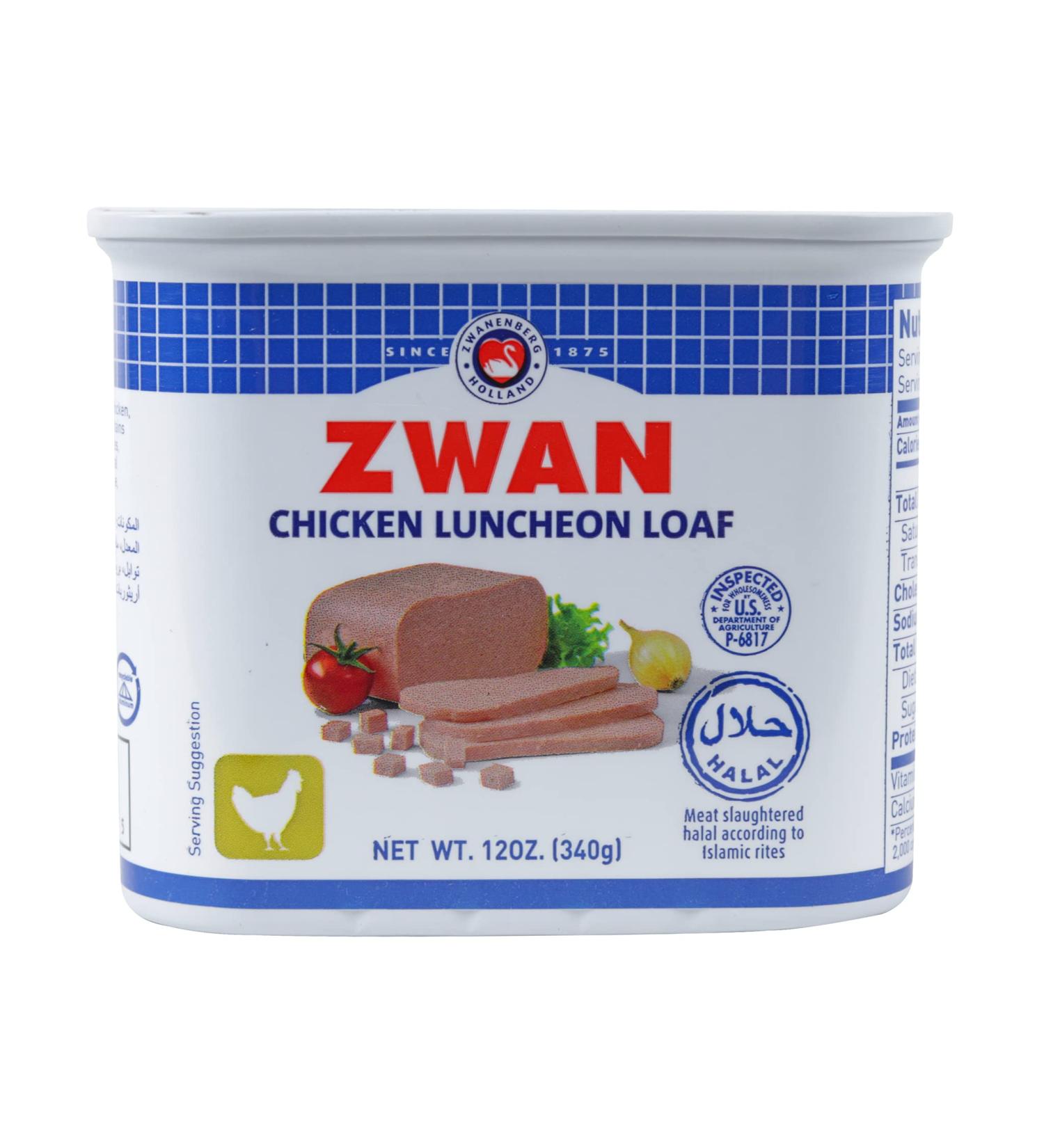 Zwan Luncheon Halal Chicken Meat, 12 Ounce (Pack of 1) - Buy Online on SooperMarket.com