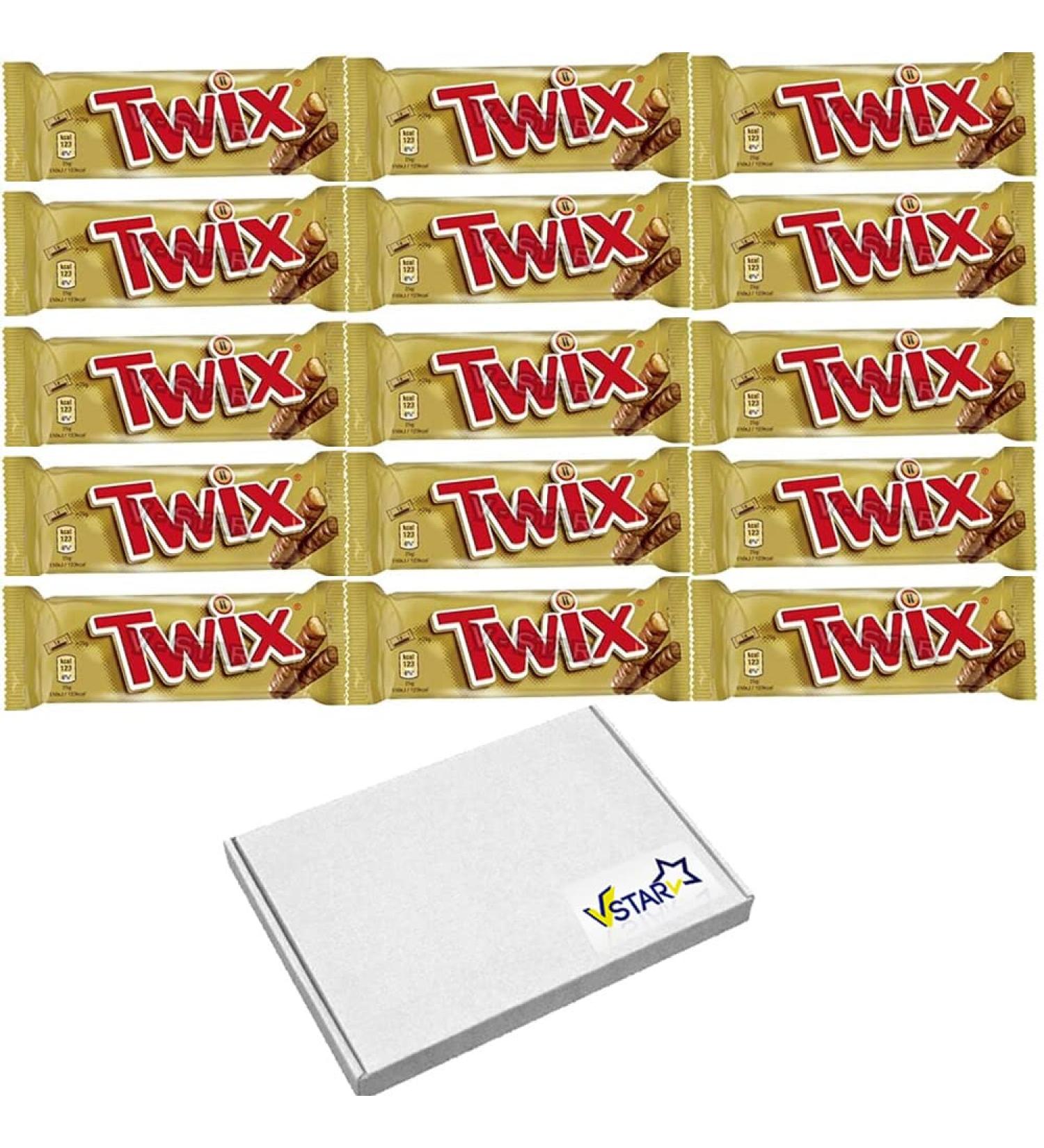 TWIX Brown Chocolate Box (15 Bars X 50G) Original - VSTAR