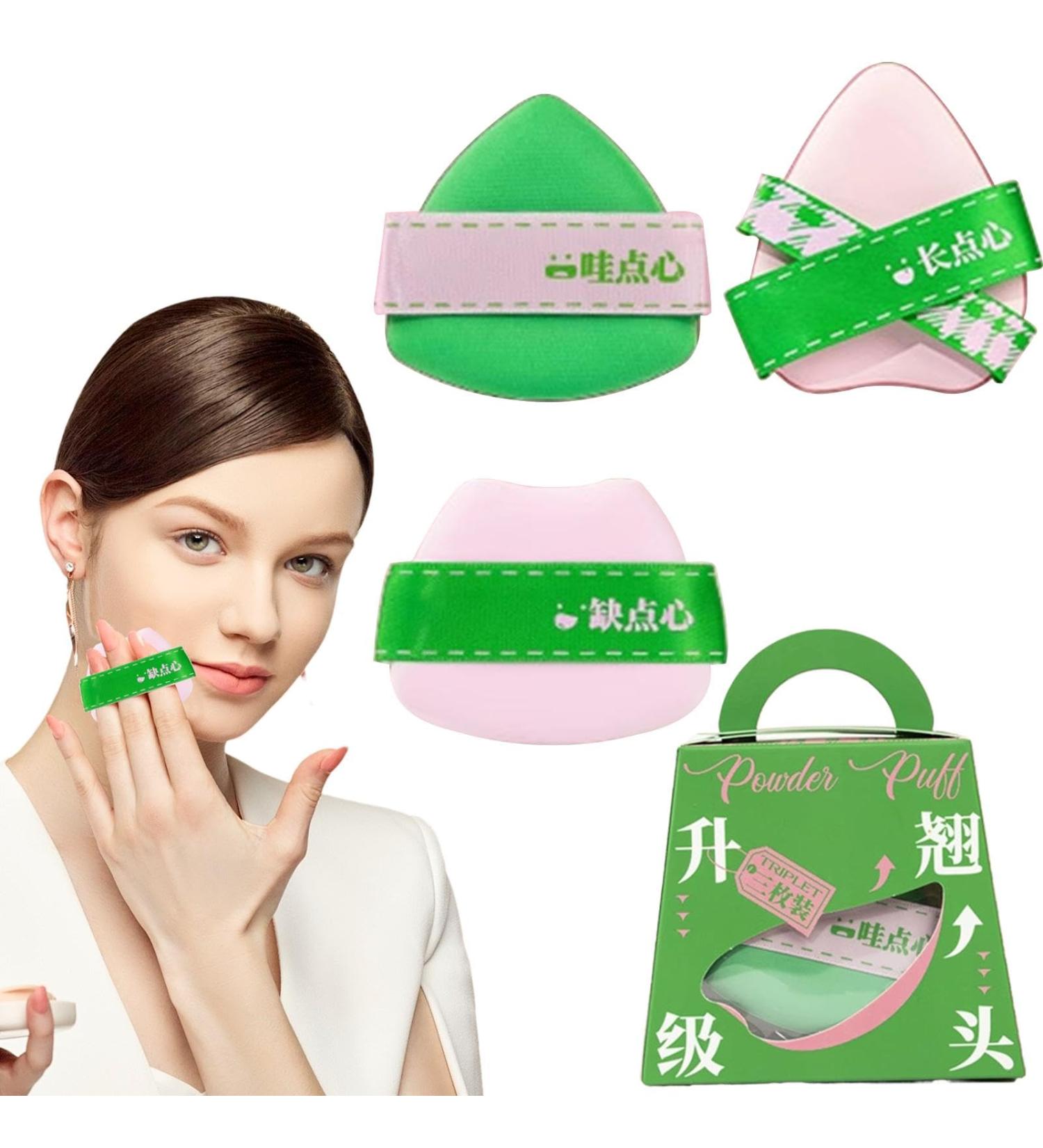 Quzente Triangle Powder Puff High-Density and Flexible Blender Sponge Flexible Blender Sponge Makeup Blender For Precision Soft & Versatile For Wet And Dry Use - Buy Online on SooperMarket.com