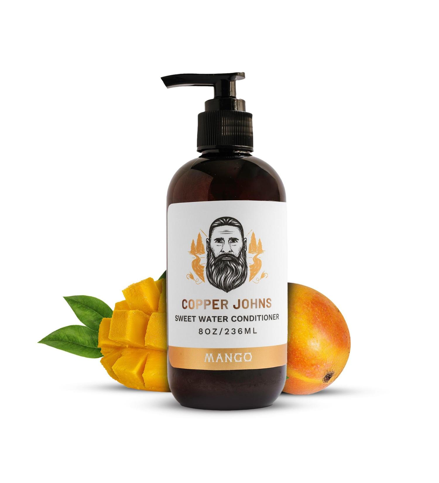 Sweetwater Beard Conditioner | Natural Nourishing Formula for Healthy Shine | Mango Scent | 8oz - Ideal for All Beard Types - Buy Online on SooperMarket.com