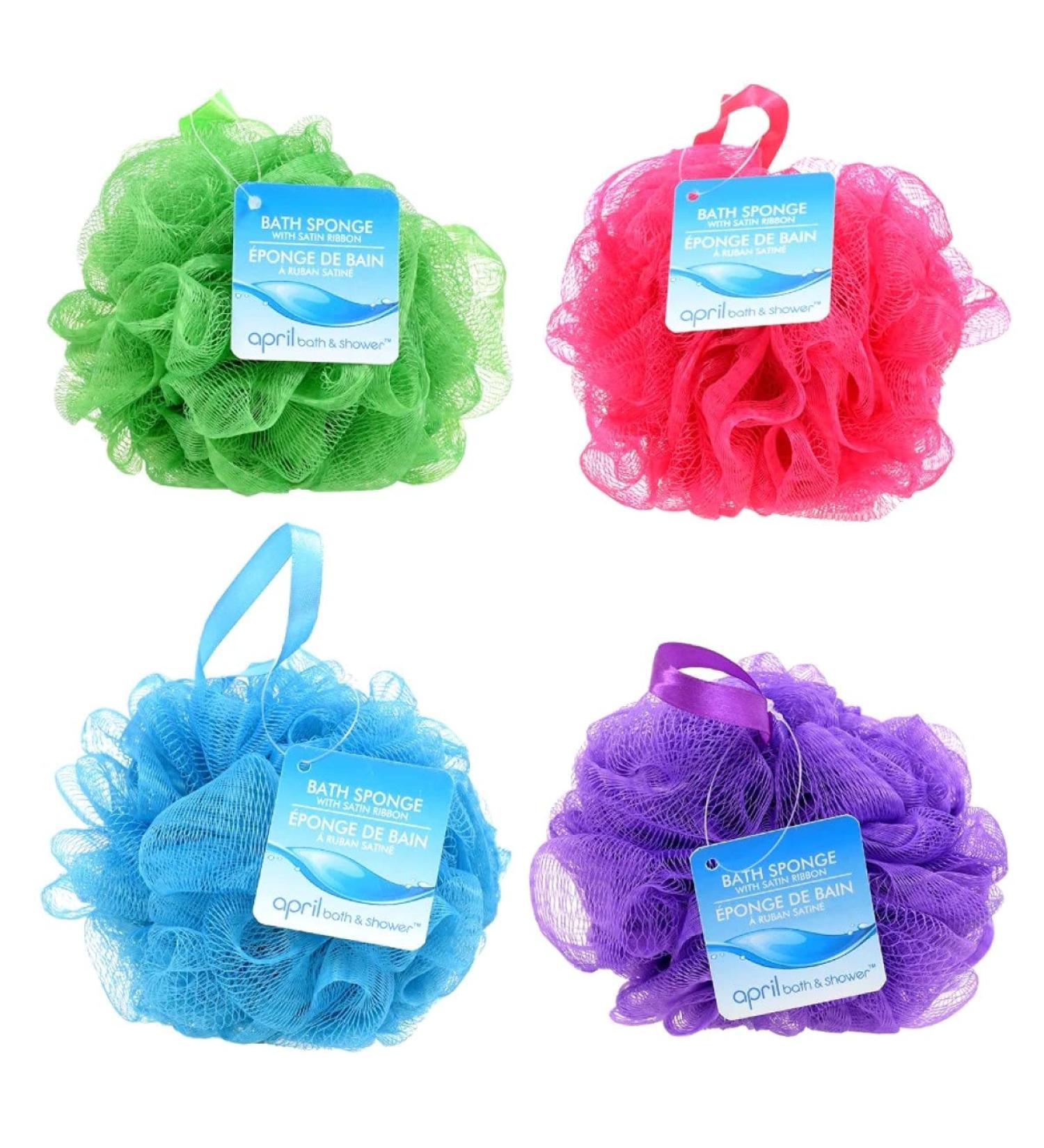 Buy Mesh Bath Sponge/Loofah - Soft Durable & Perfect for Exfoliating | International Shipping Available - Buy Online on SooperMarket.com