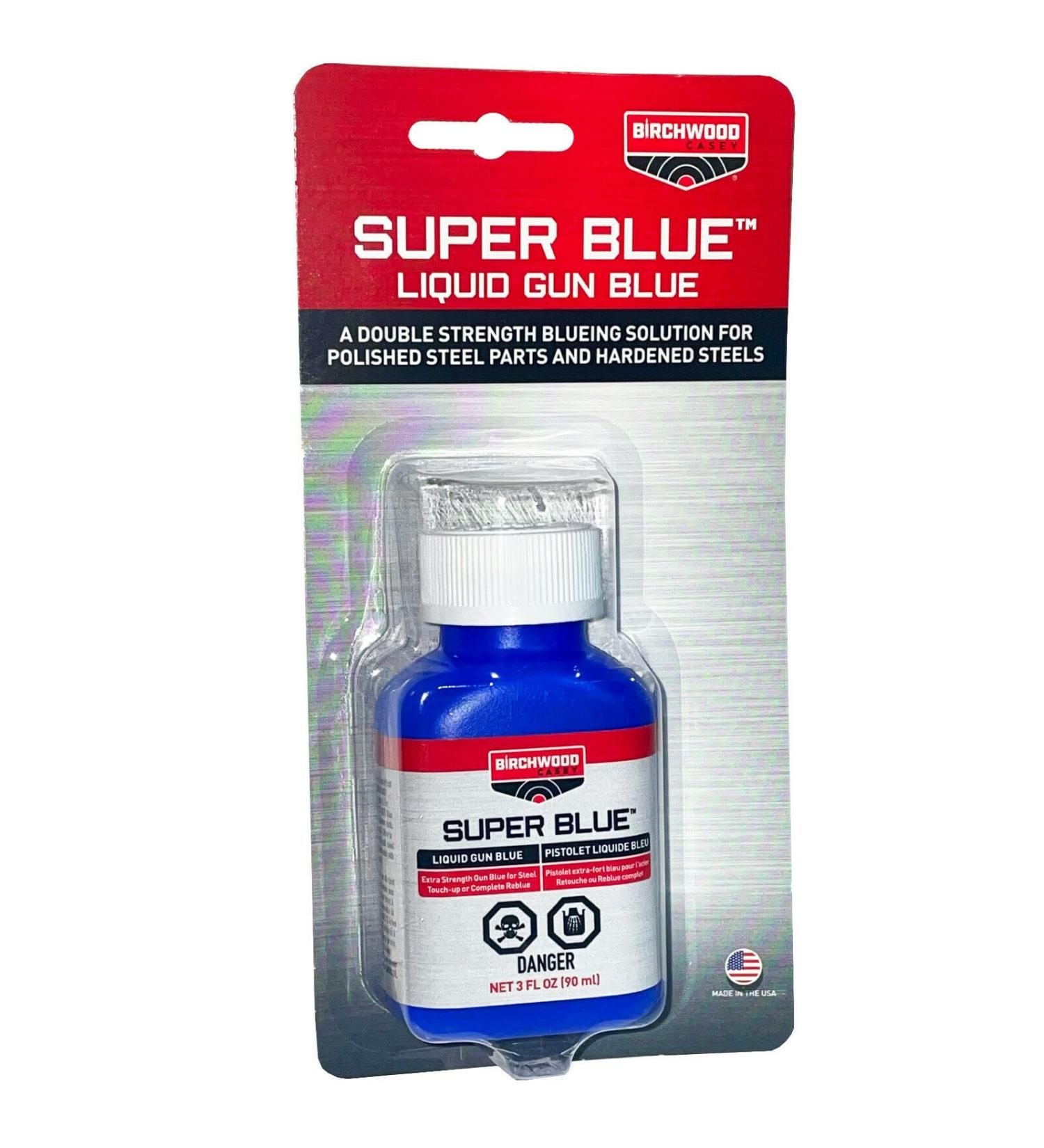 Birchwood Casey E & F Super Blue Liquid Gun Blue 90ml - Professional Grade Gun Bluing Solution - Buy Online on SooperMarket.com