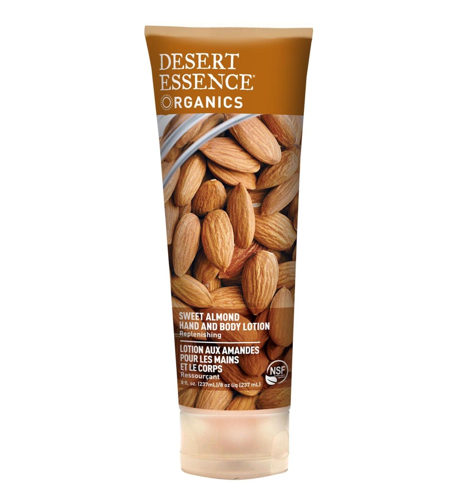 Desert Essence Hand and Body Lotion Almond  8 ounce Almond 8 oz