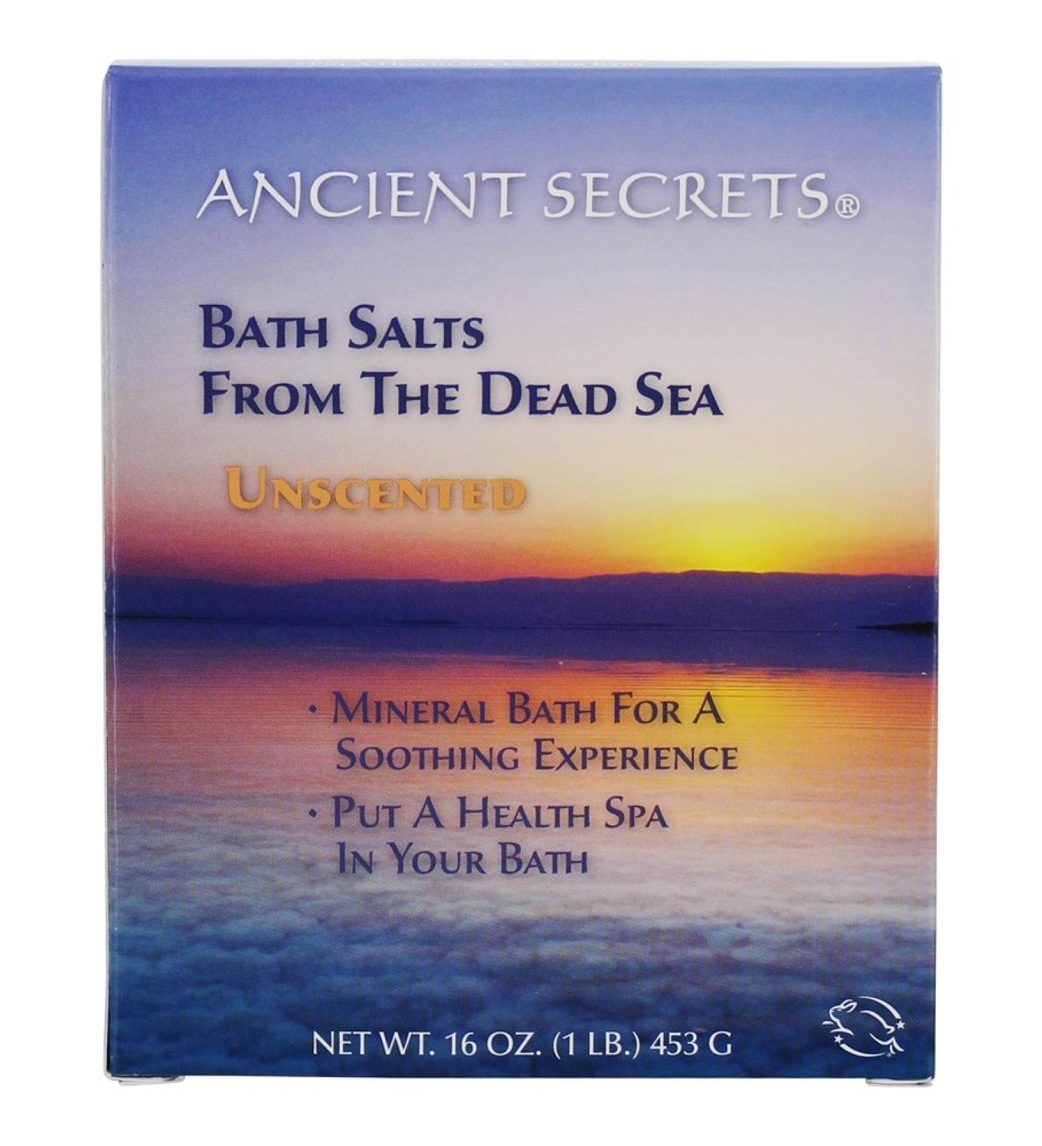 ANCIENT SECRETS Dead Sea Bath Salts - Unscented - 16oz - Buy Online on SooperMarket.com