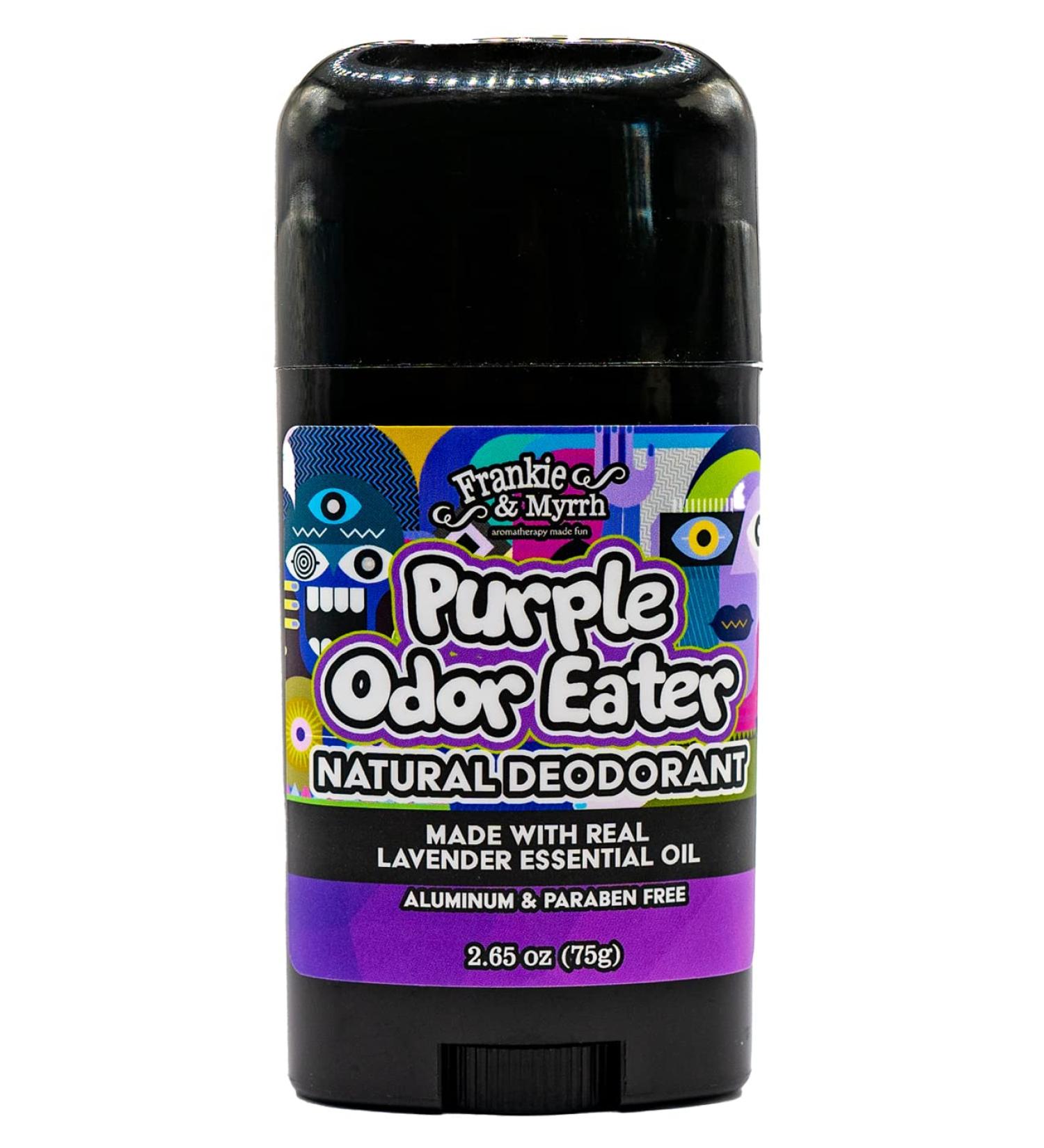 Natural Lavender Deodorant | Aluminum-Free Odor Eater with Essential Oils | 2.56 oz Stick | Paraben and Phthalate Free - Buy Online on SooperMarket.com